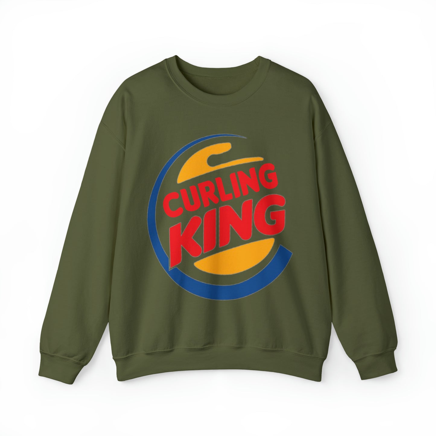 Curling King Unisex Heavy Blend™ Crewneck Sweatshirt