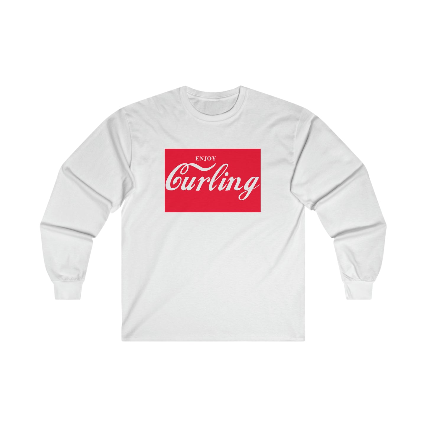 Enjoy Curling T Shirt Ultra Cotton Long Sleeve Tee