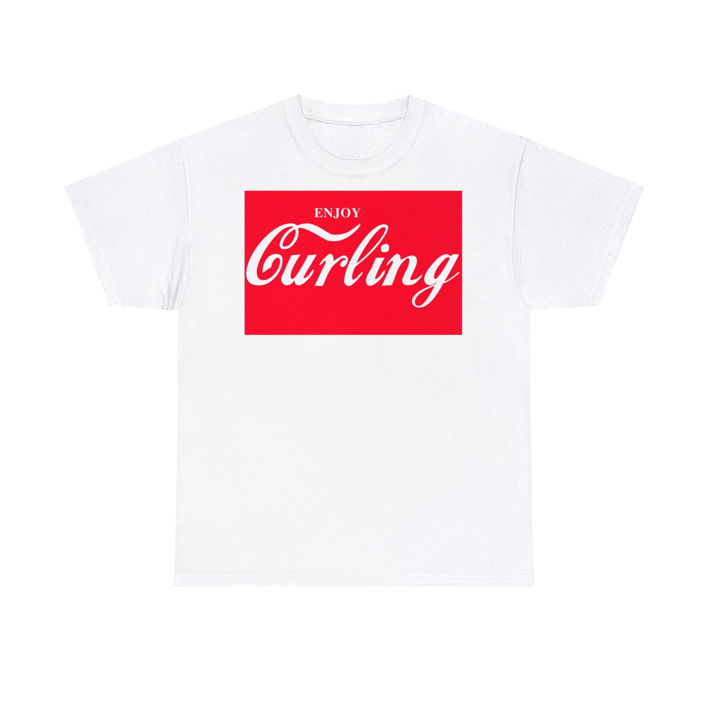 Enjoy Curling Unisex Heavy Cotton Tee