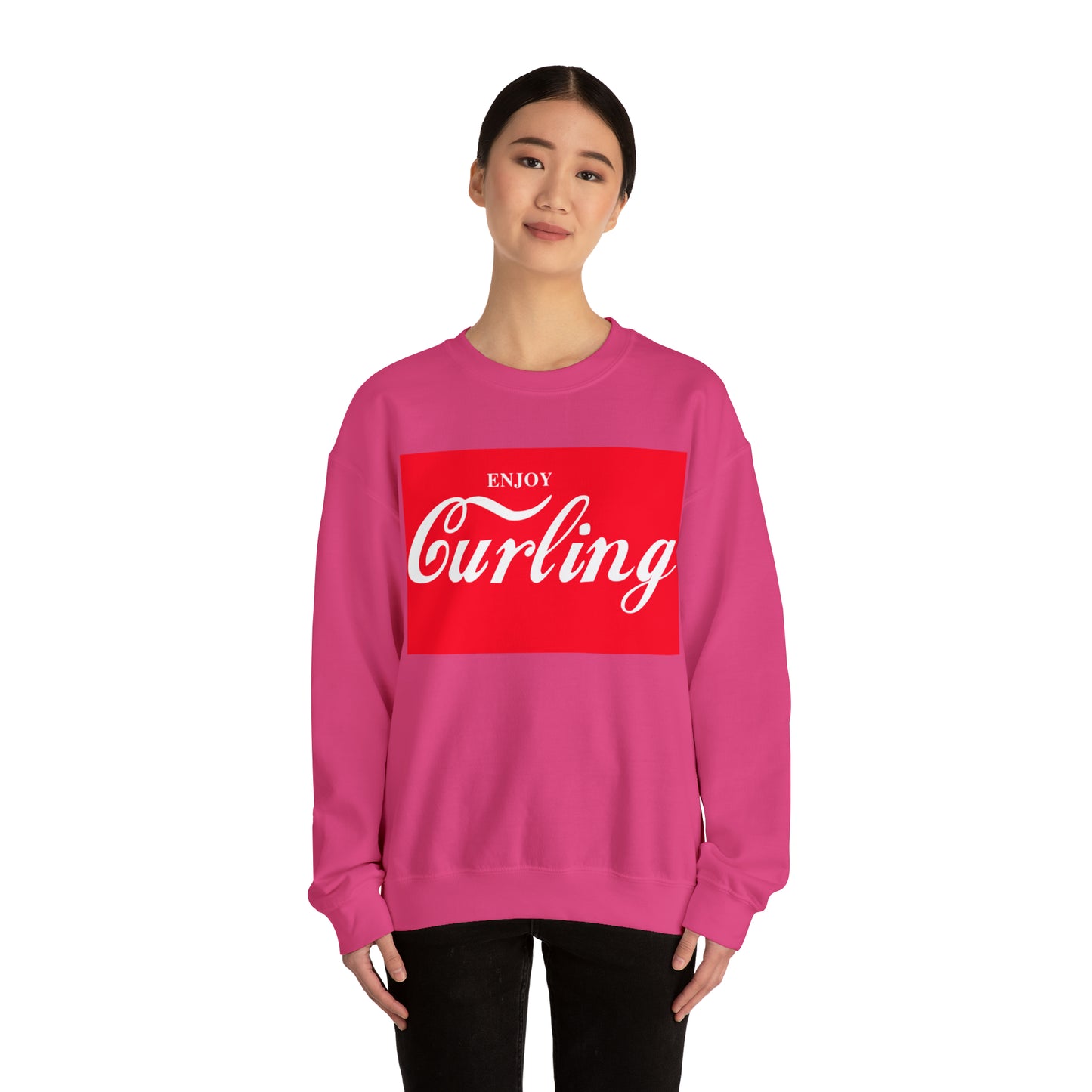 Enjoy Curling Club Unisex Heavy Blend™ Crewneck Sweatshirt
