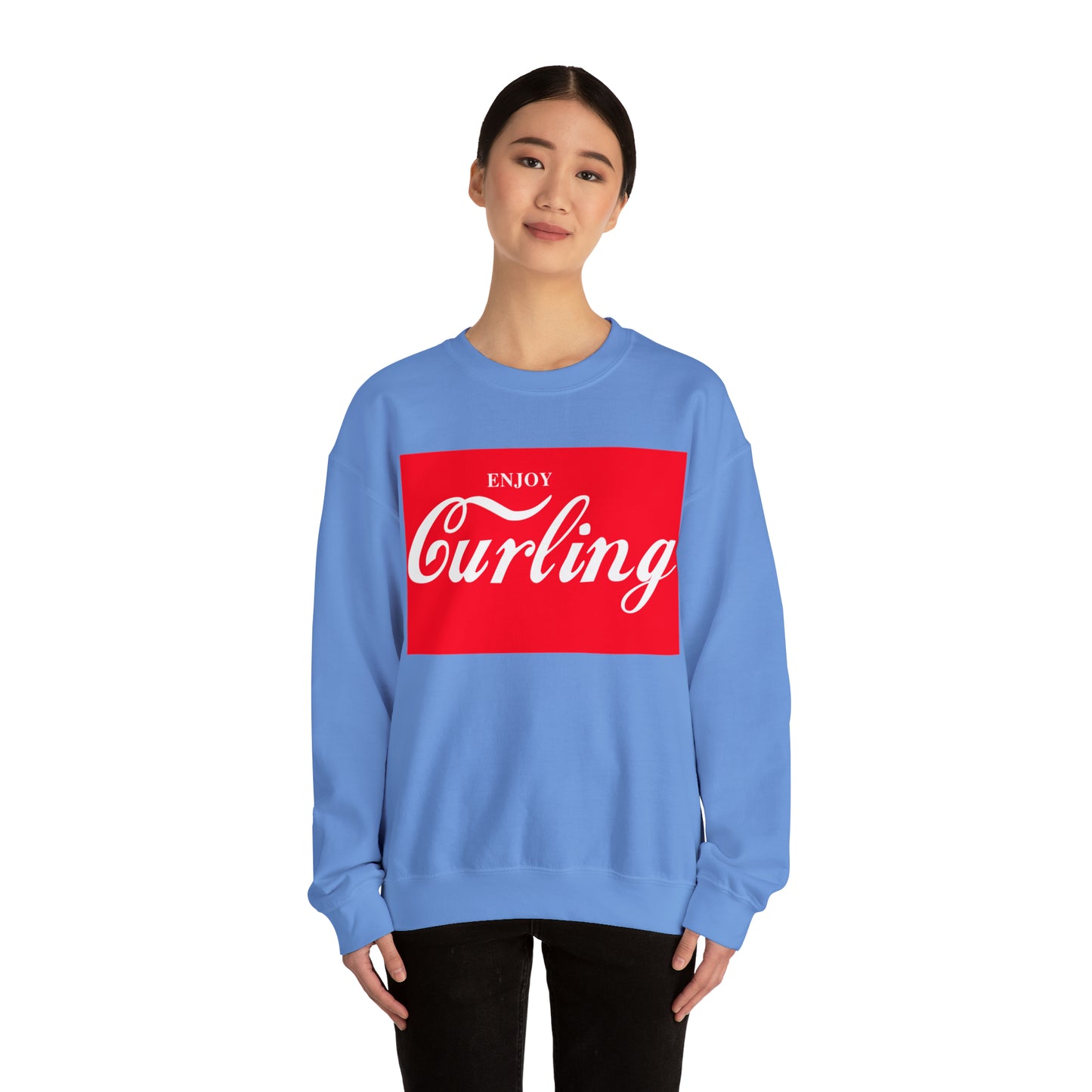 Enjoy Curling Club Unisex Heavy Blend™ Crewneck Sweatshirt