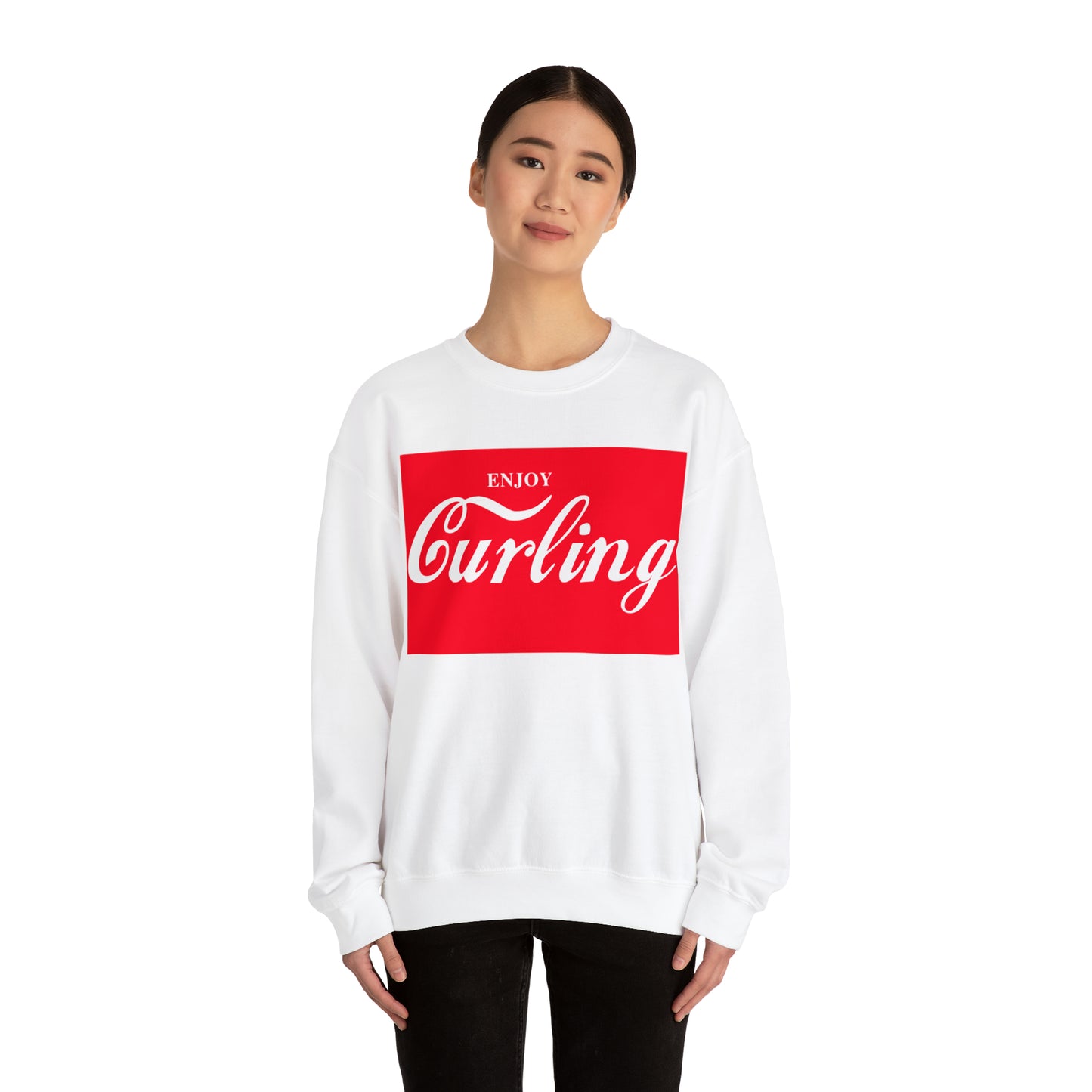 Enjoy Curling Club Unisex Heavy Blend™ Crewneck Sweatshirt