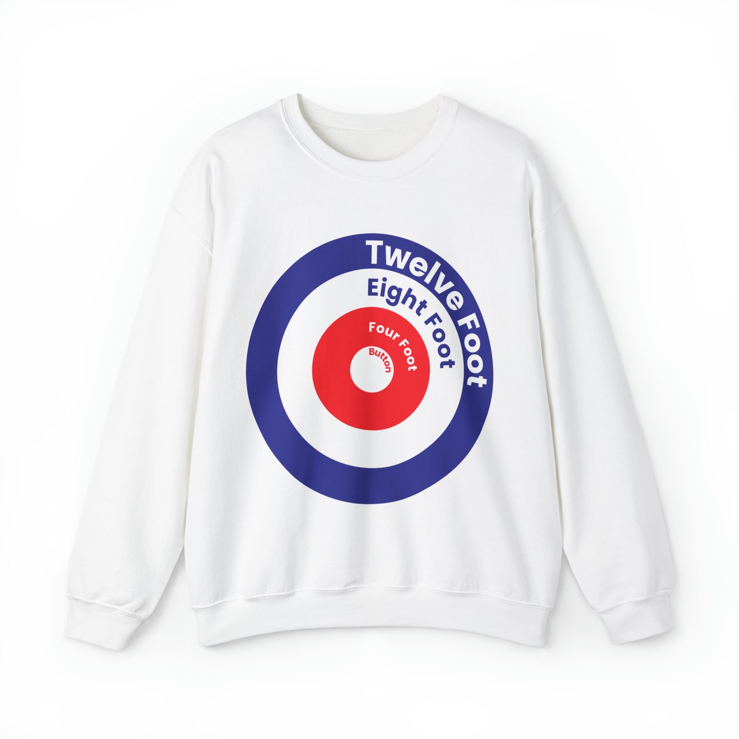12 8 4 Right Curling Club Unisex Heavy Blend™ Crewneck Sweatshirt