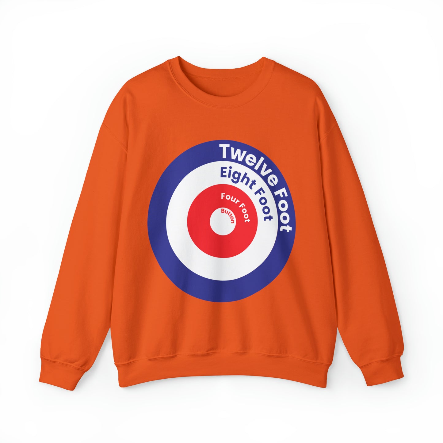 12 8 4 Right Curling Club Unisex Heavy Blend™ Crewneck Sweatshirt