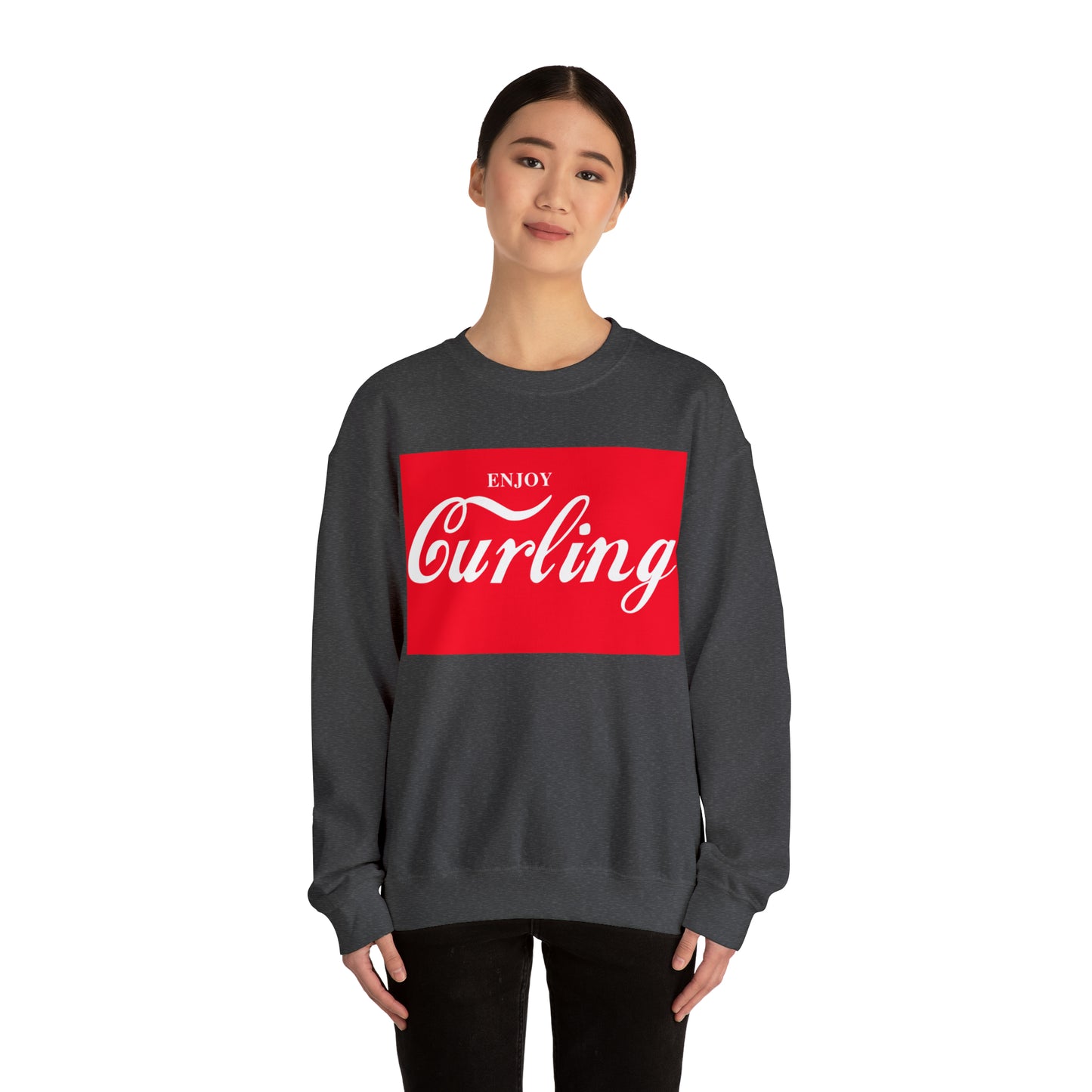 Enjoy Curling Club Unisex Heavy Blend™ Crewneck Sweatshirt