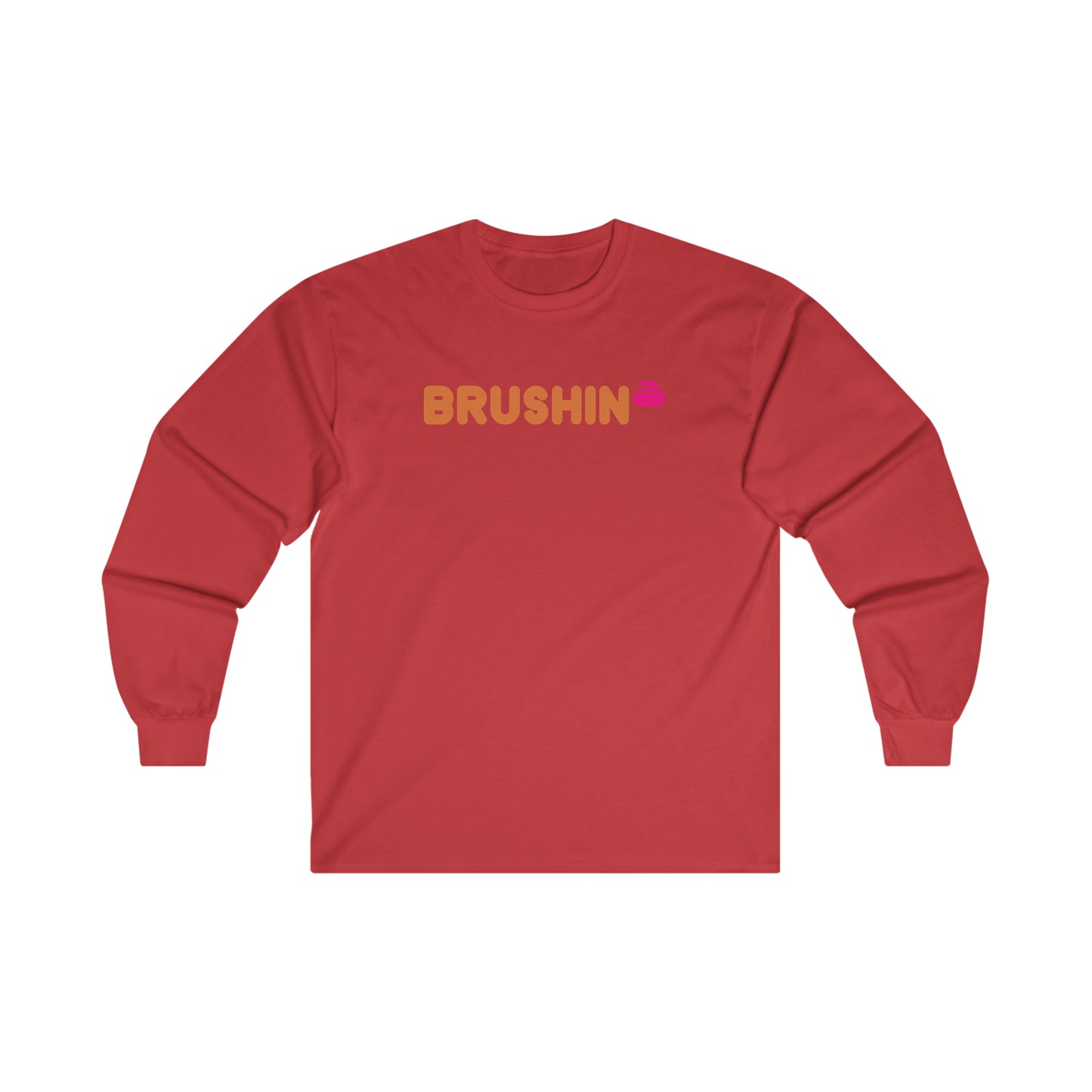 Brushin Curling Design Ultra Cotton Long Sleeve Tee