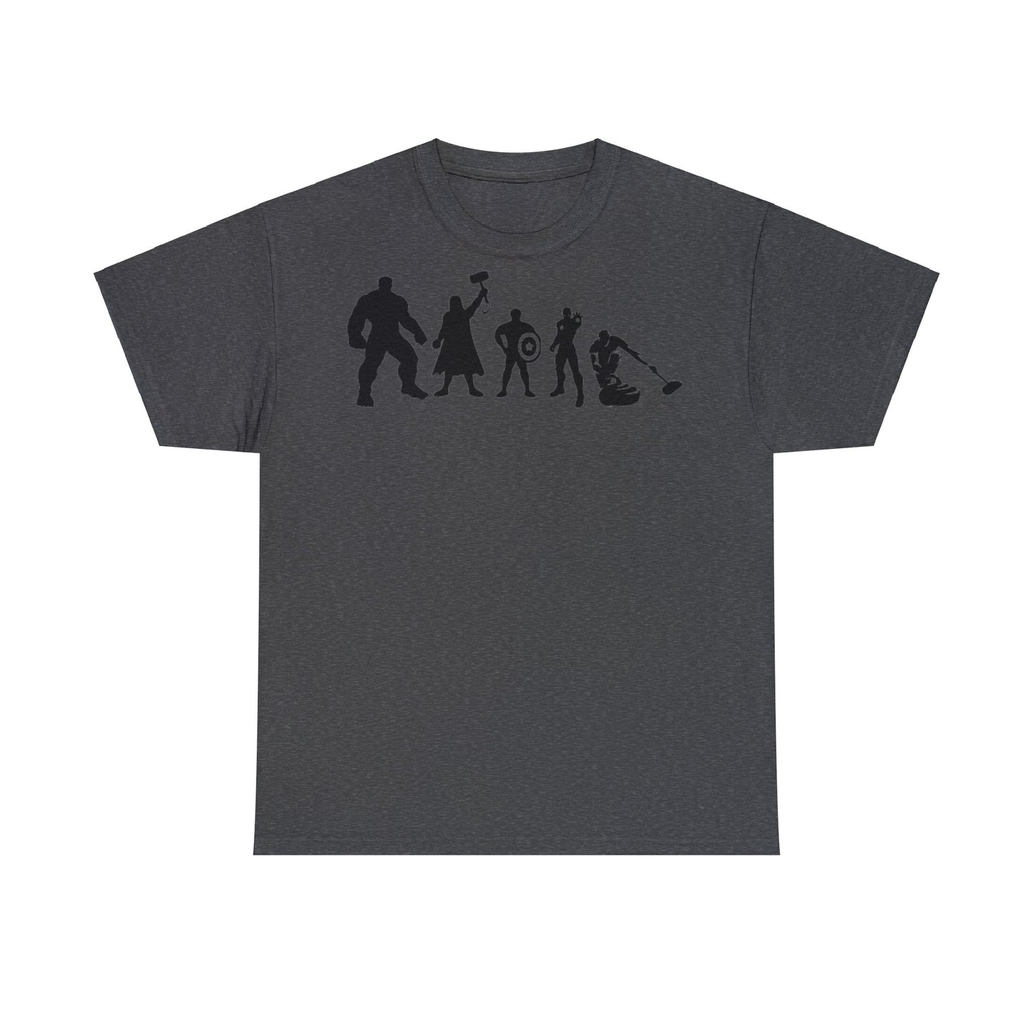 Superhero Curling Unisex Heavy Cotton Tee
