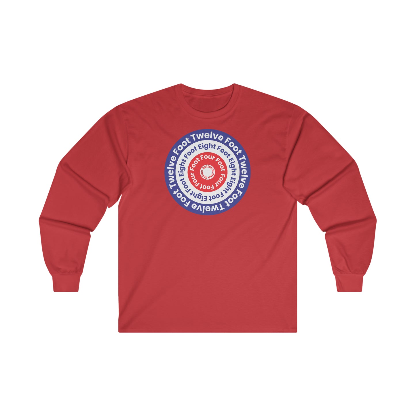12 8 4 Full House Curling Design Ultra Cotton Long Sleeve Tee