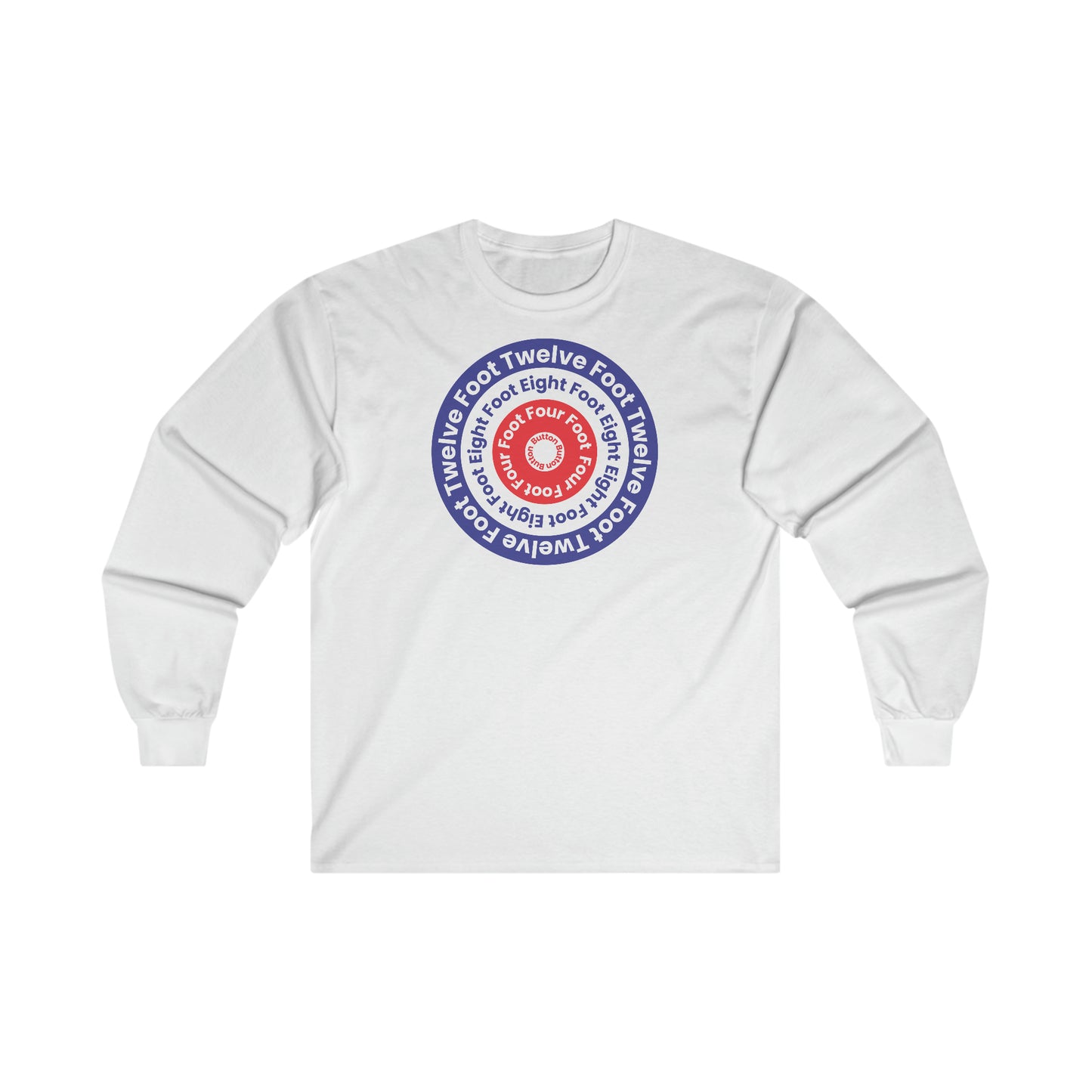 12 8 4 Full House Curling Design Ultra Cotton Long Sleeve Tee