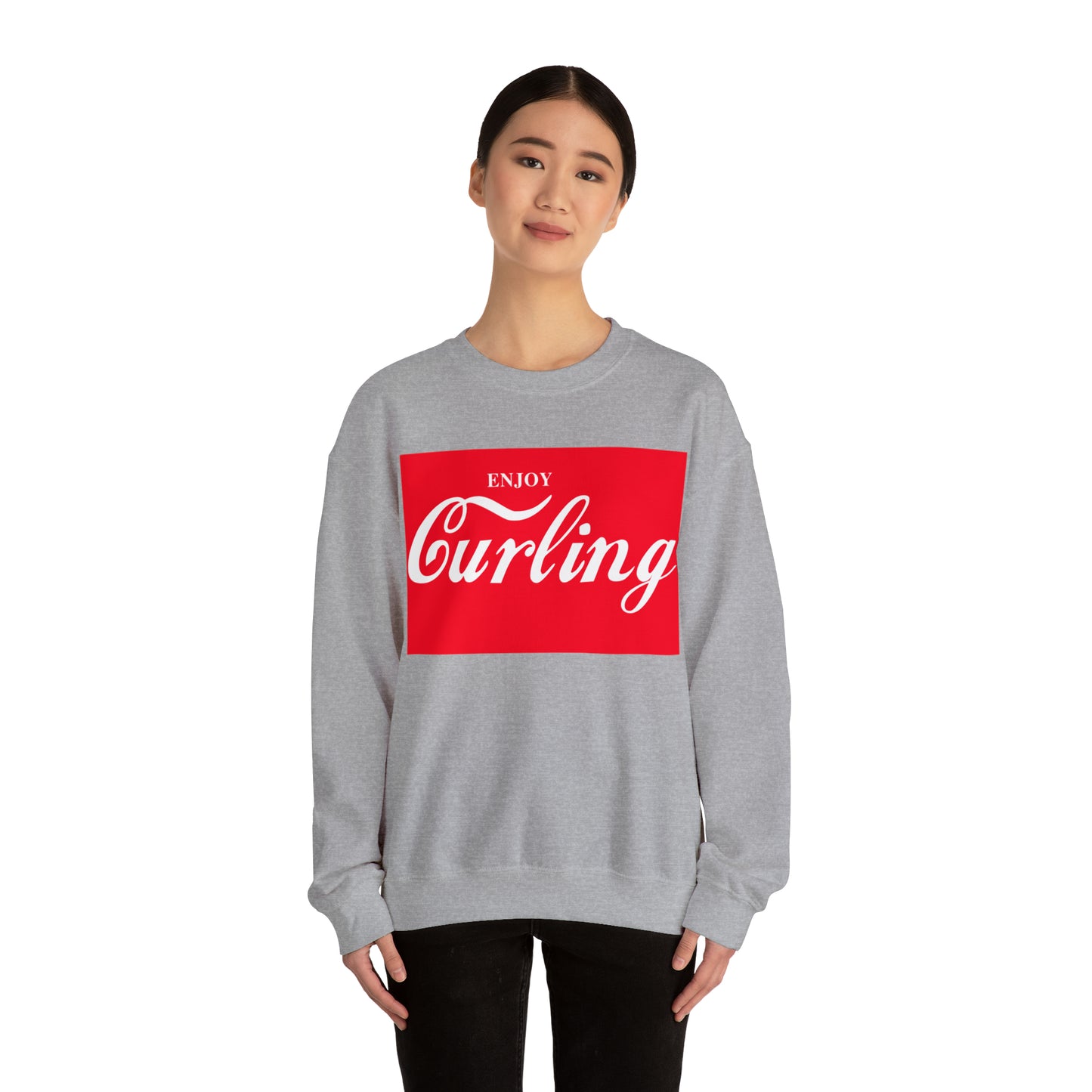 Enjoy Curling Club Unisex Heavy Blend™ Crewneck Sweatshirt