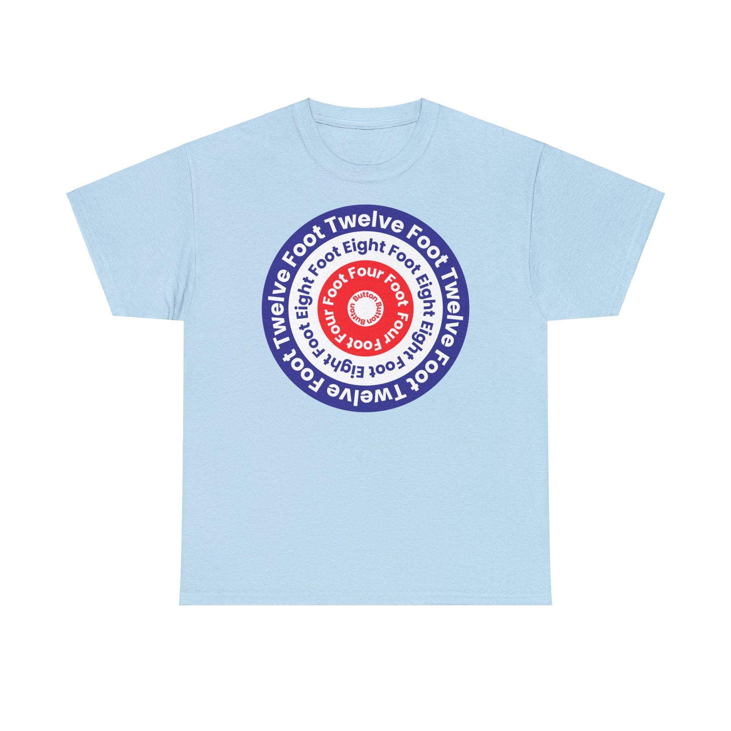 12-8-4 Full House Curling Unisex Heavy Cotton Tee