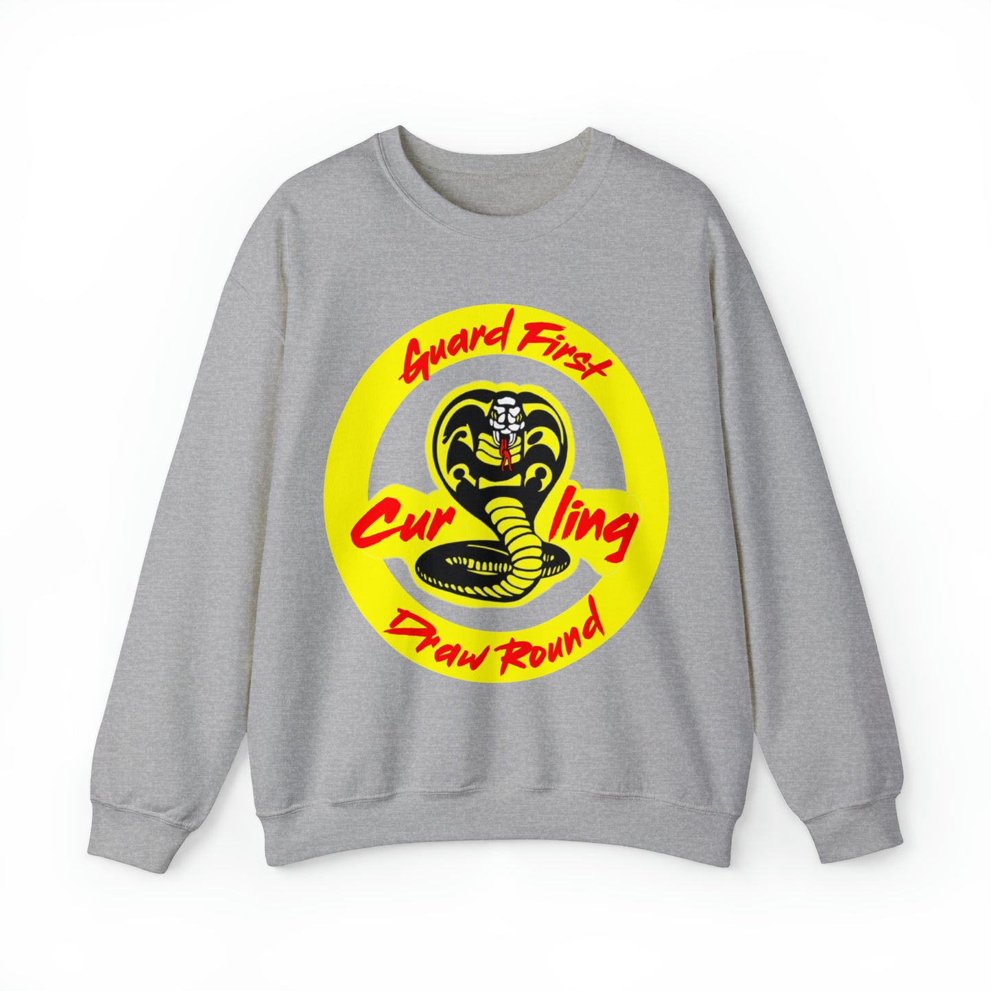 No Mercy Curling Unisex Heavy Blend™ Crewneck Sweatshirt