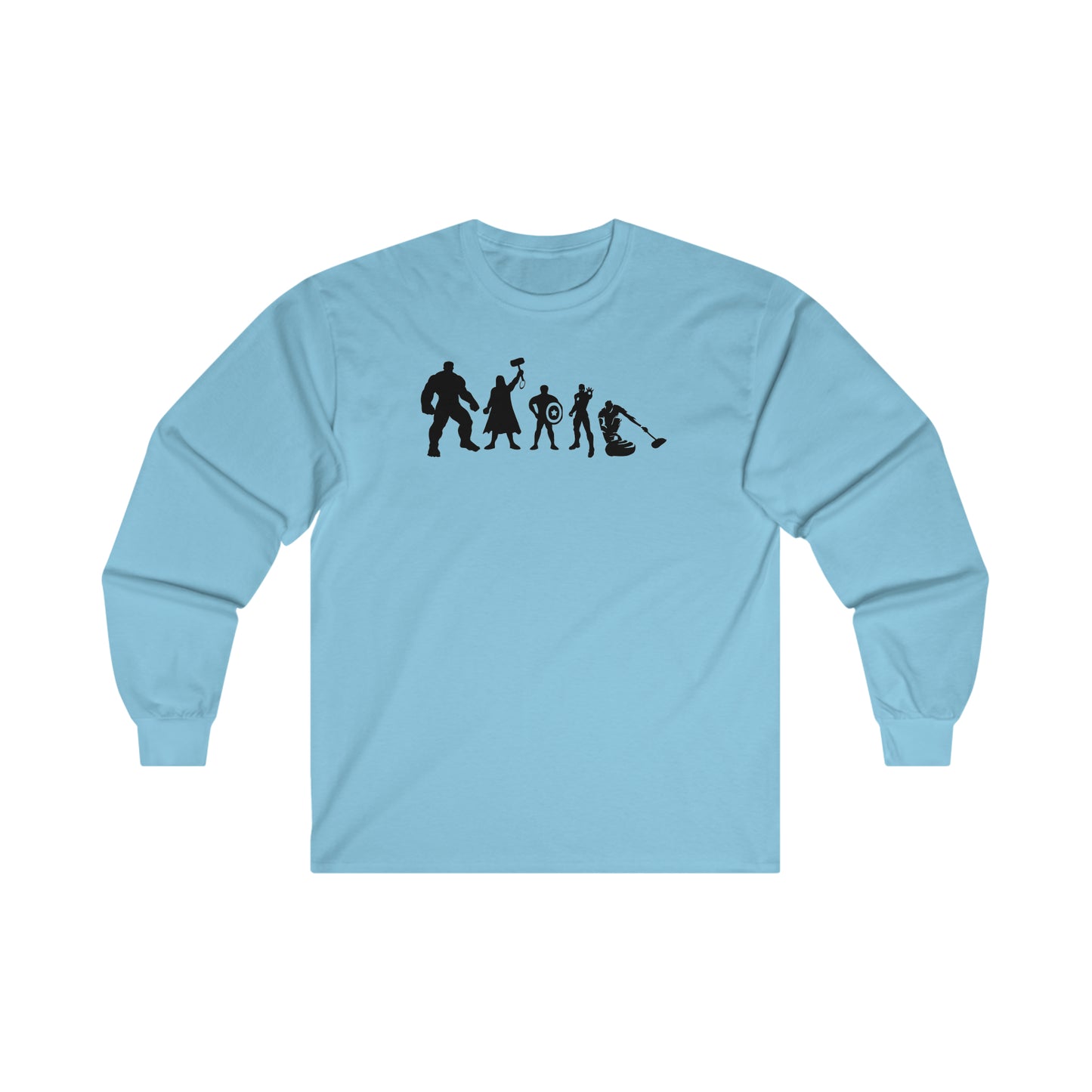 Superhero Curling Club Design Ultra Cotton Long Sleeve Tee