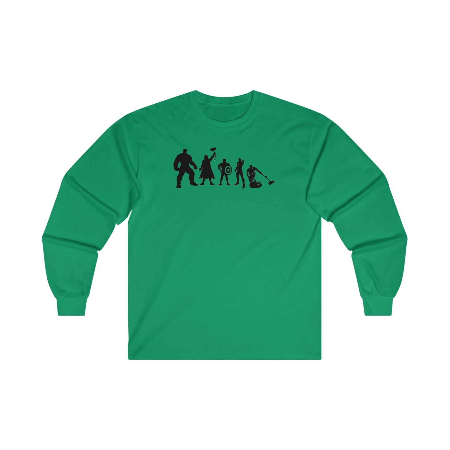 Superhero Curling Club Design Ultra Cotton Long Sleeve Tee
