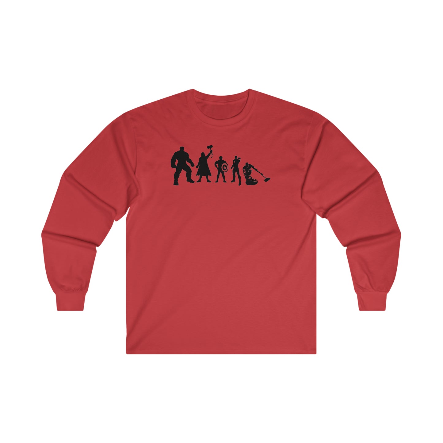 Superhero Curling Club Design Ultra Cotton Long Sleeve Tee