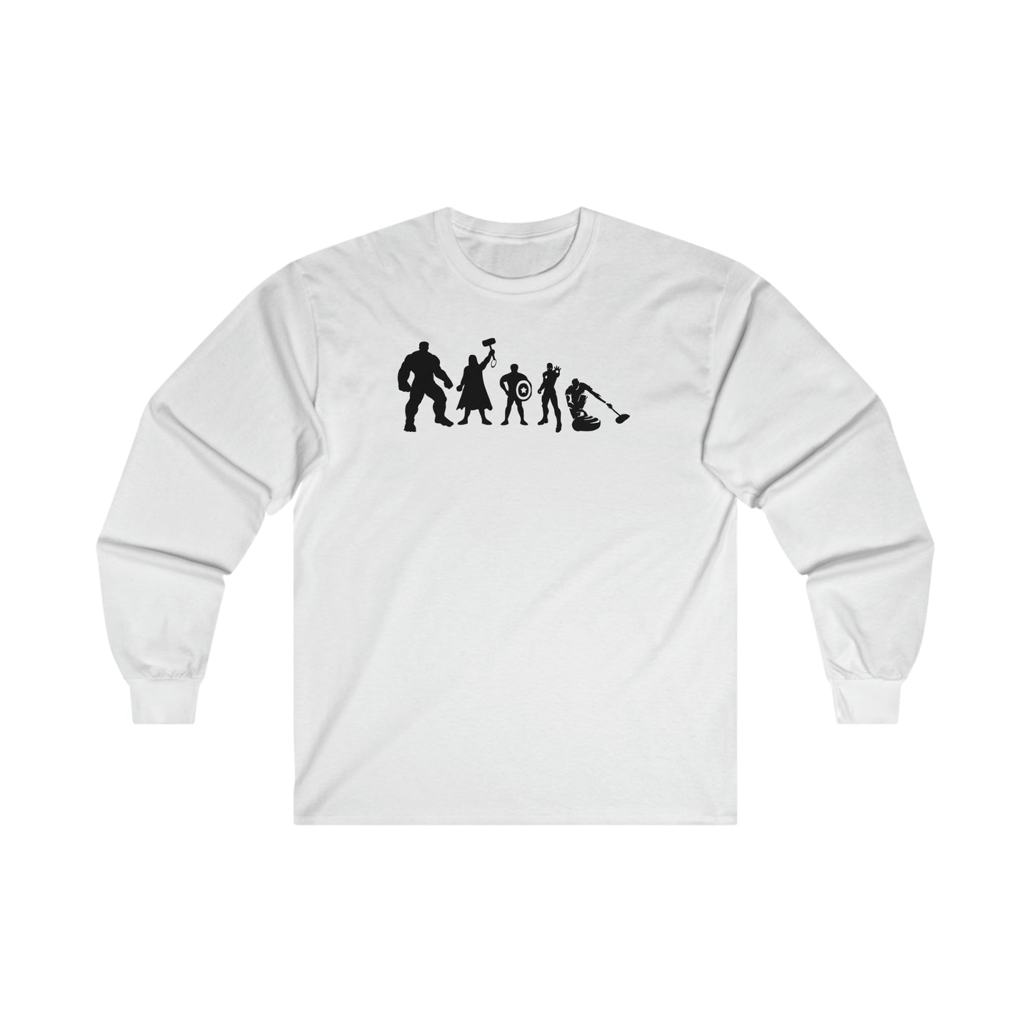 Superhero Curling Club Design Ultra Cotton Long Sleeve Tee