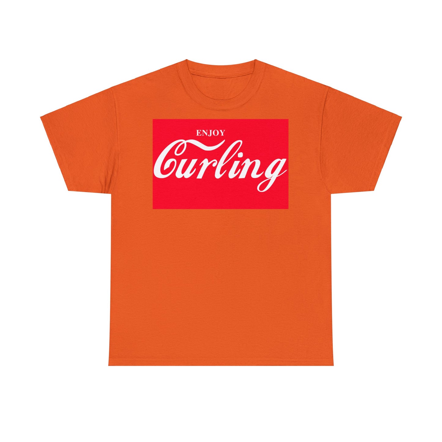 Enjoy Curling Unisex Heavy Cotton Tee