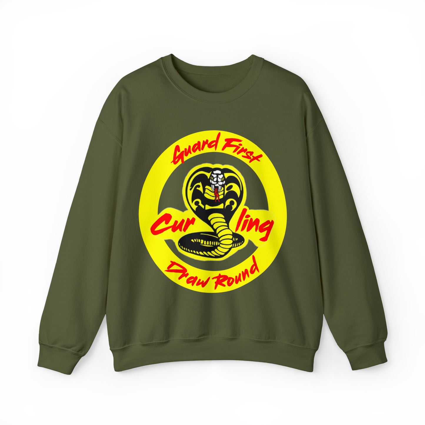No Mercy Curling Unisex Heavy Blend™ Crewneck Sweatshirt