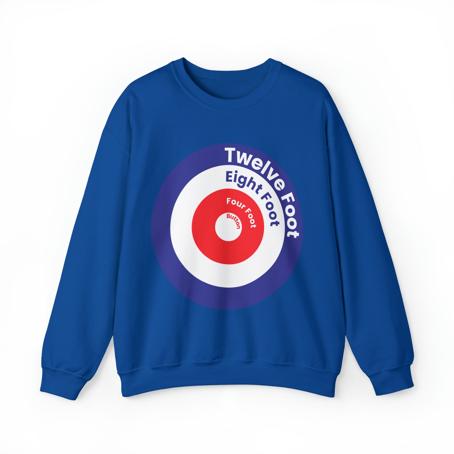 12 8 4 Right Curling Club Unisex Heavy Blend™ Crewneck Sweatshirt