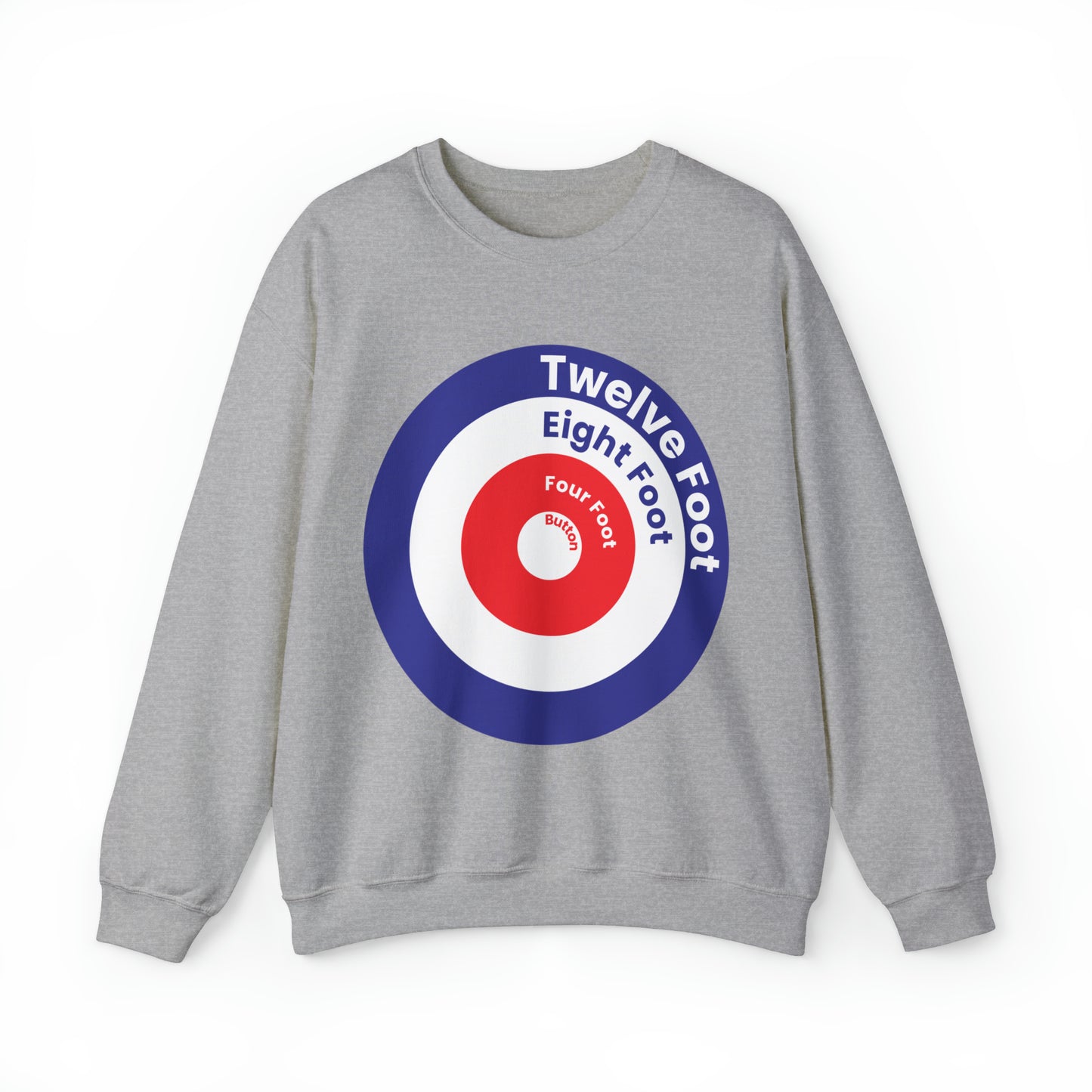 12 8 4 Right Curling Club Unisex Heavy Blend™ Crewneck Sweatshirt