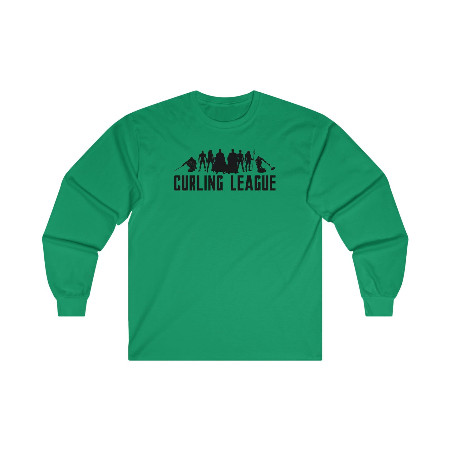 Curling League Design Ultra Cotton Long Sleeve Tee
