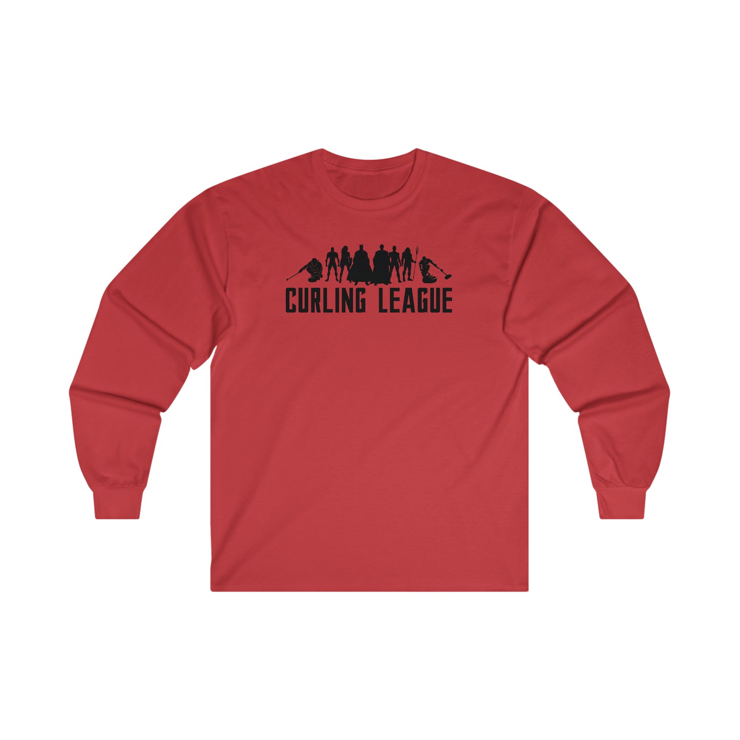 Curling League Design Ultra Cotton Long Sleeve Tee