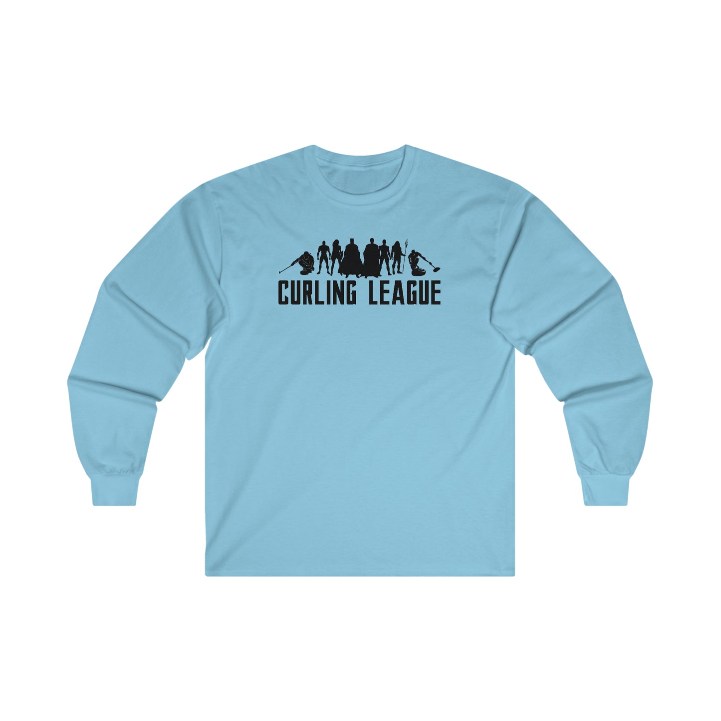 Curling League Design Ultra Cotton Long Sleeve Tee