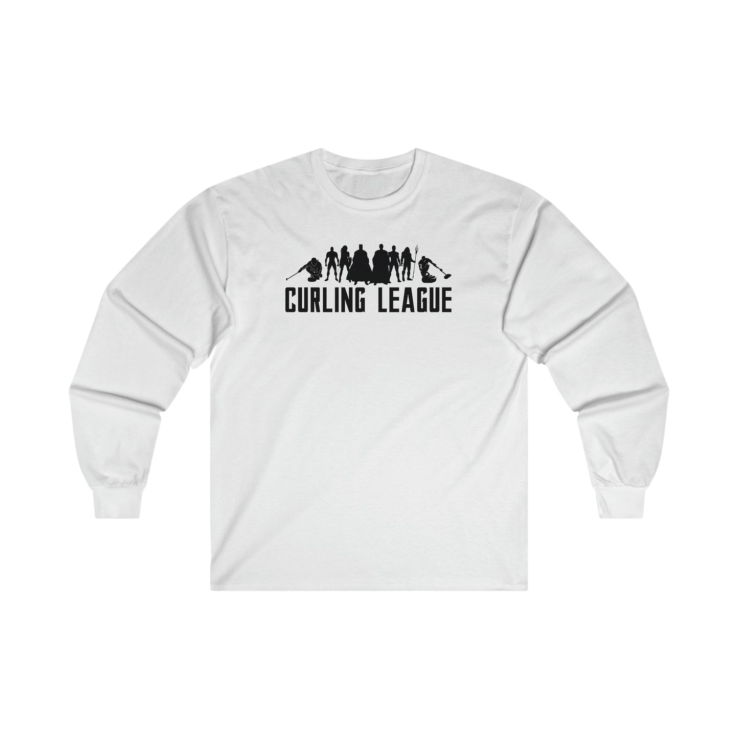 Curling League Design Ultra Cotton Long Sleeve Tee