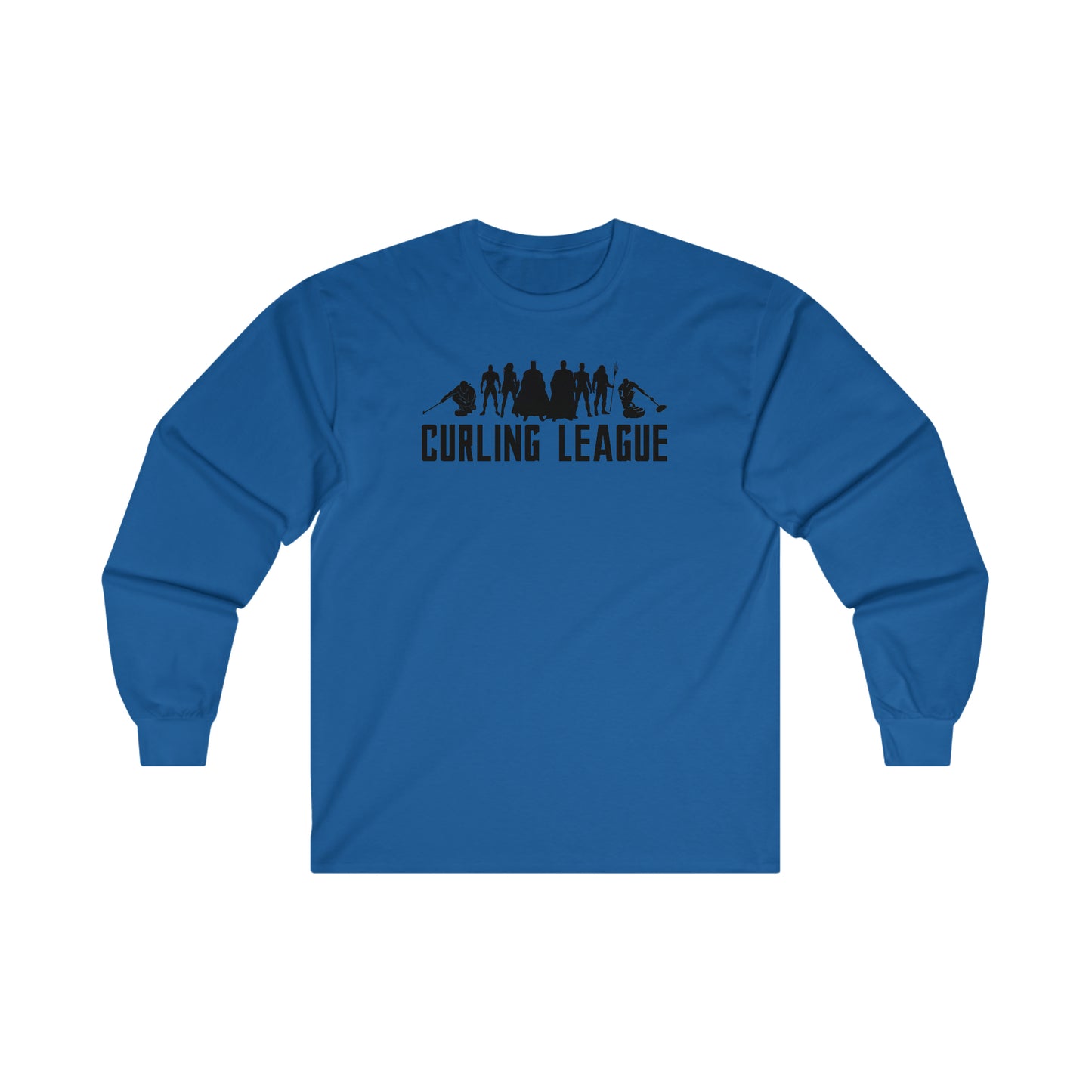 Curling League Design Ultra Cotton Long Sleeve Tee