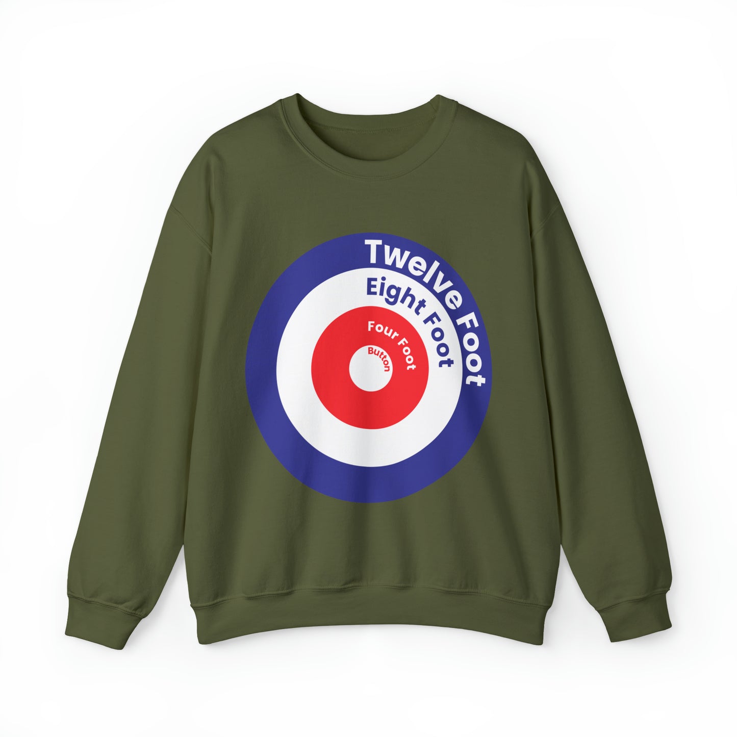 12 8 4 Right Curling Club Unisex Heavy Blend™ Crewneck Sweatshirt
