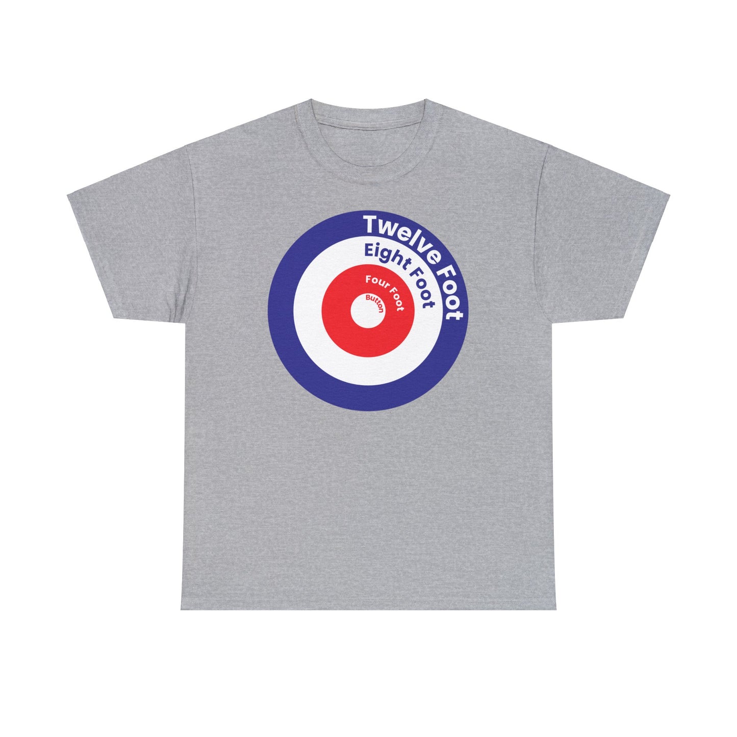 12 8 4 Right Curling Unisex Heavy Cotton Tee