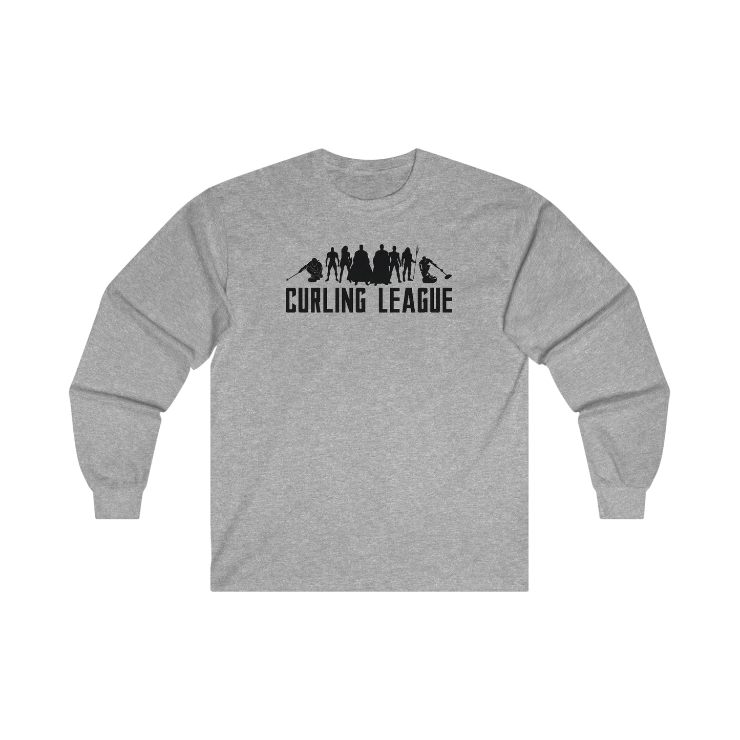 Curling League Design Ultra Cotton Long Sleeve Tee
