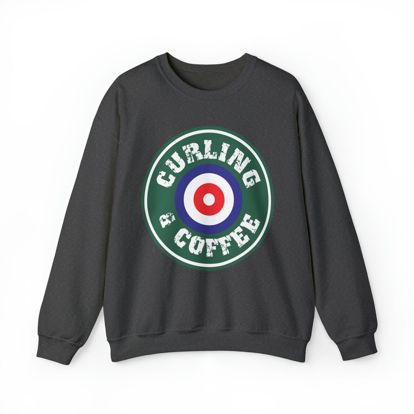 Curling & Coffee Design 1 Curling Club Unisex Heavy Blend™ Crewneck Sweatshirt
