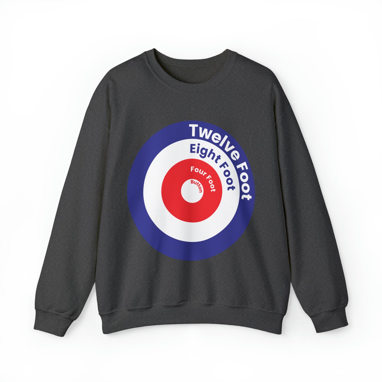 12 8 4 Right Curling Club Unisex Heavy Blend™ Crewneck Sweatshirt