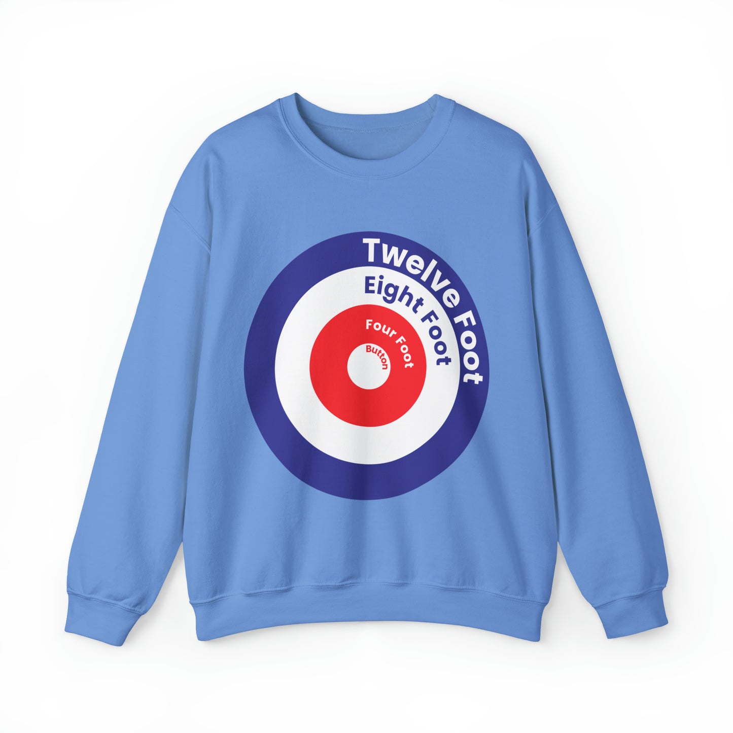 12 8 4 Right Curling Club Unisex Heavy Blend™ Crewneck Sweatshirt