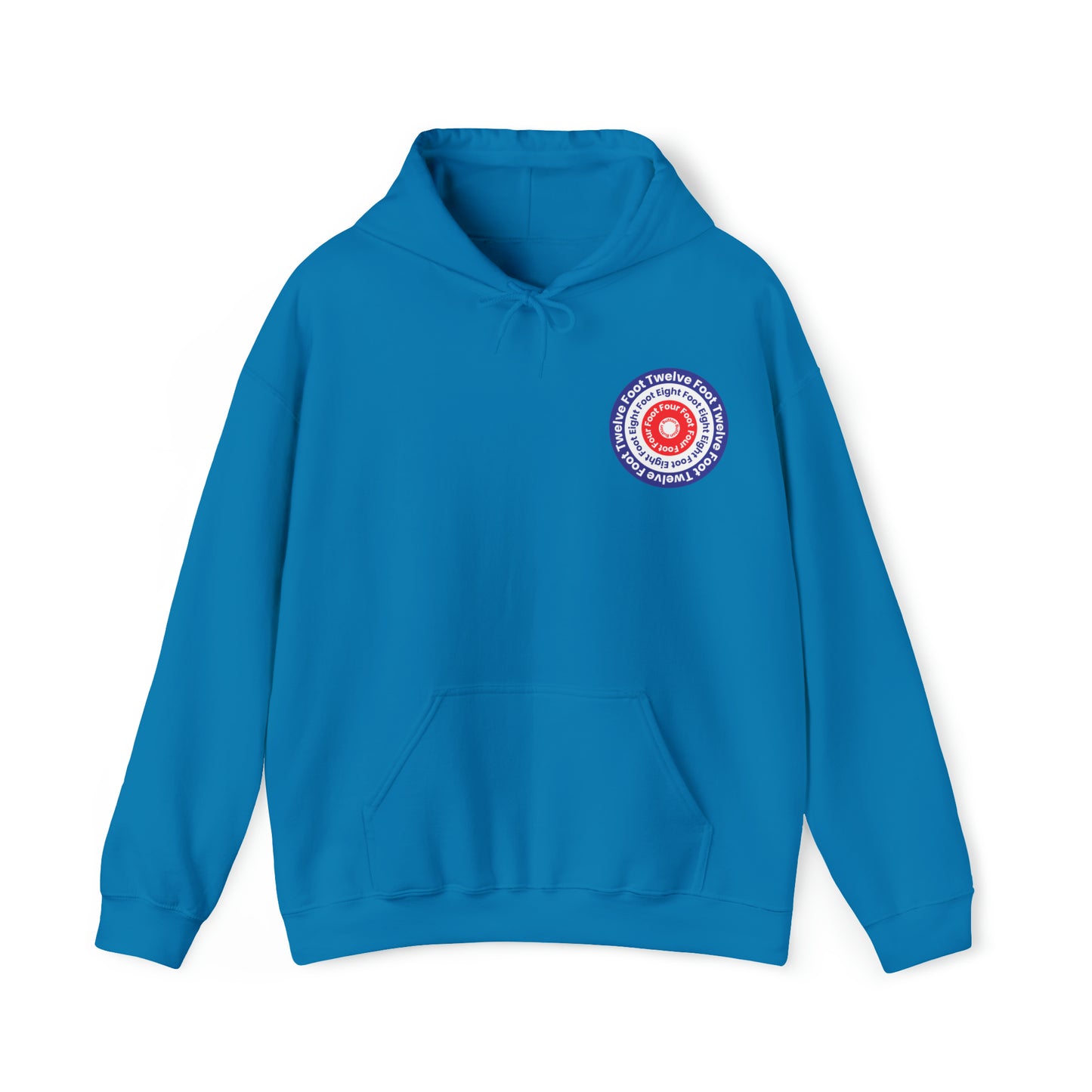 12 8 4 Full House Curling Hoodie Unisex Heavy Blend™ Hooded Sweatshirt