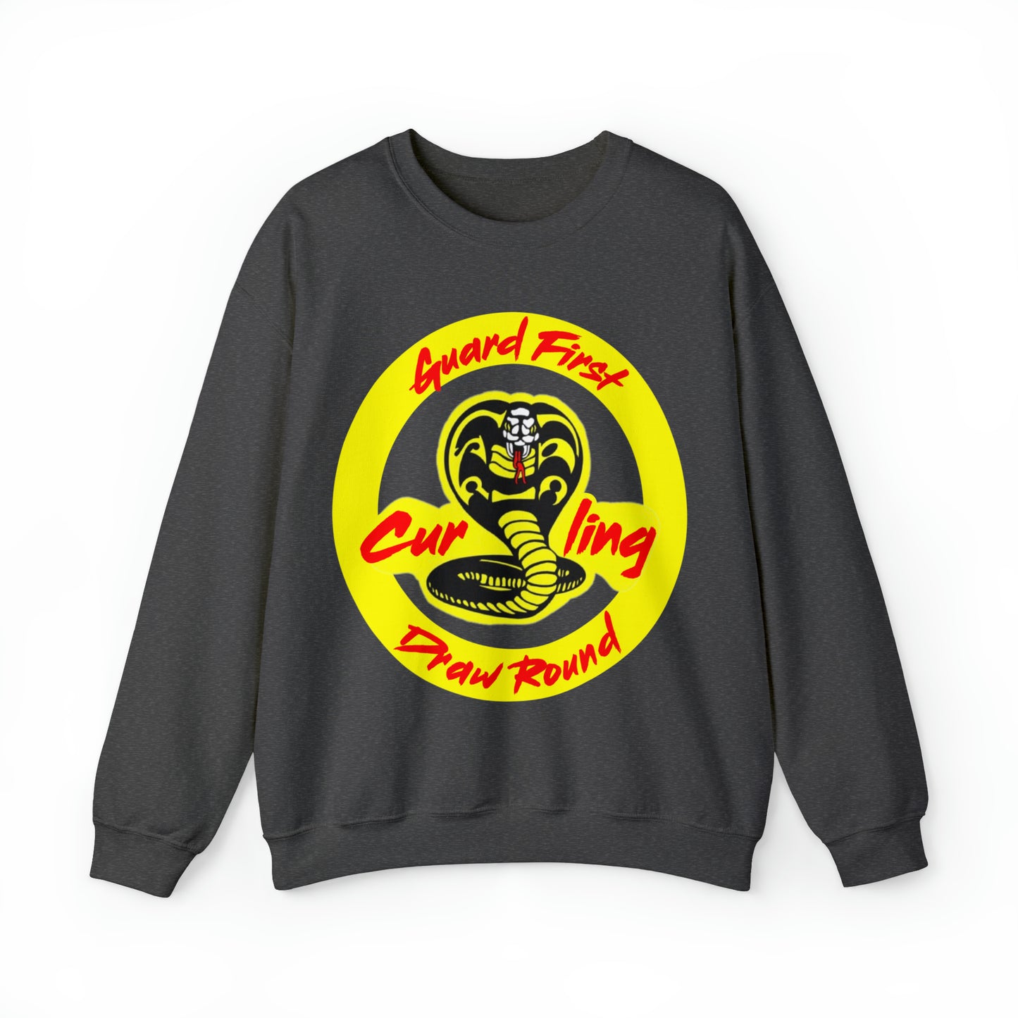No Mercy Curling Unisex Heavy Blend™ Crewneck Sweatshirt