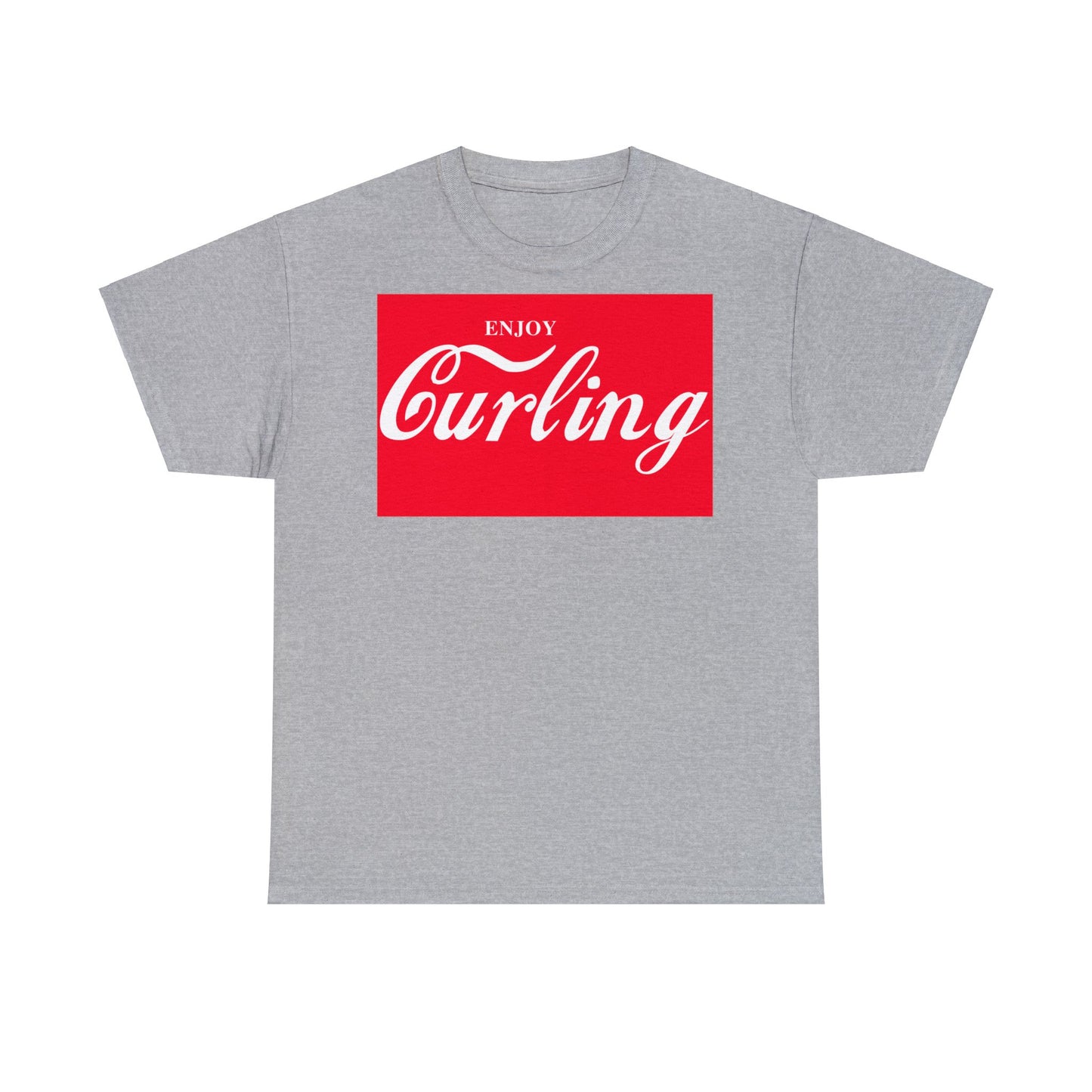 Enjoy Curling Unisex Heavy Cotton Tee