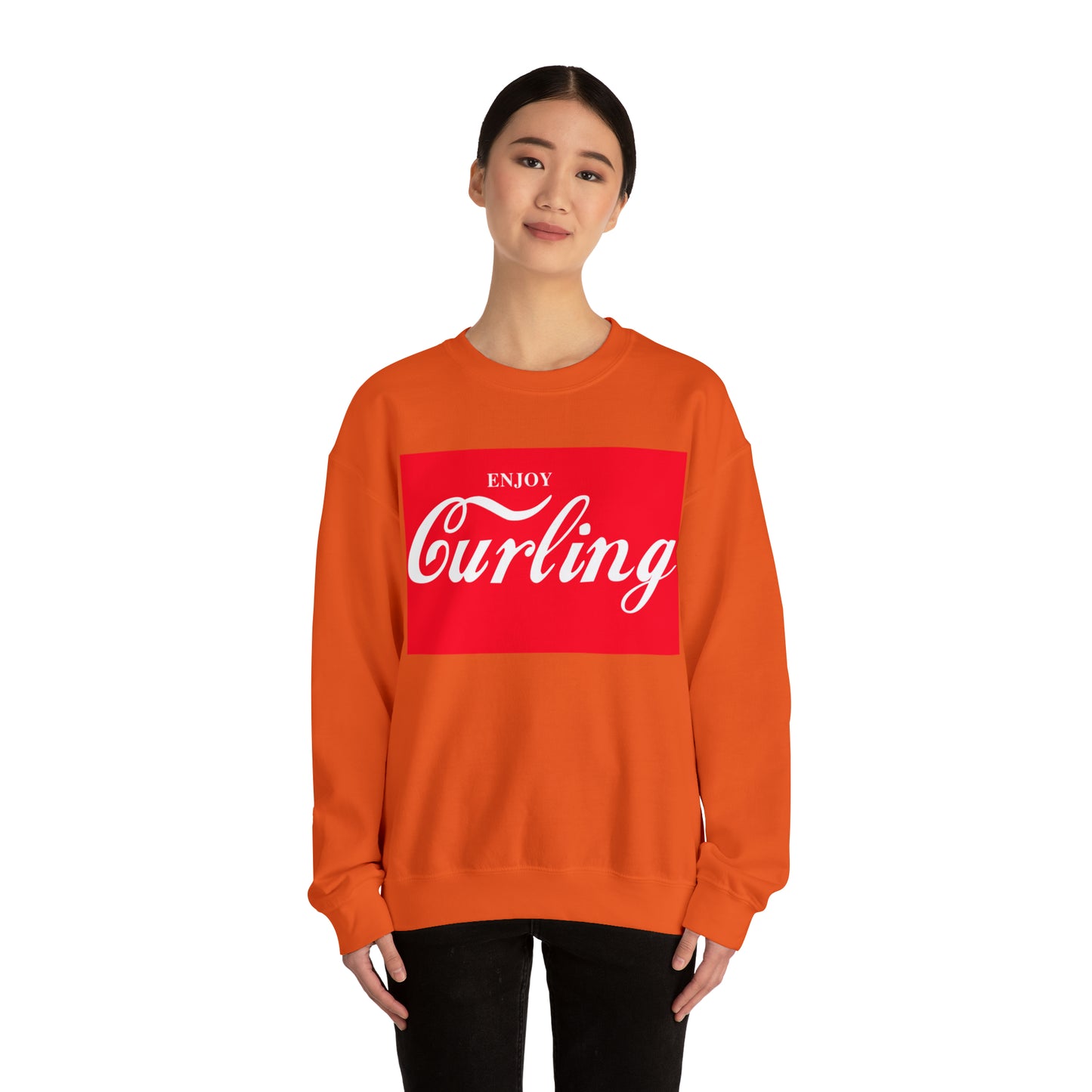 Enjoy Curling Club Unisex Heavy Blend™ Crewneck Sweatshirt