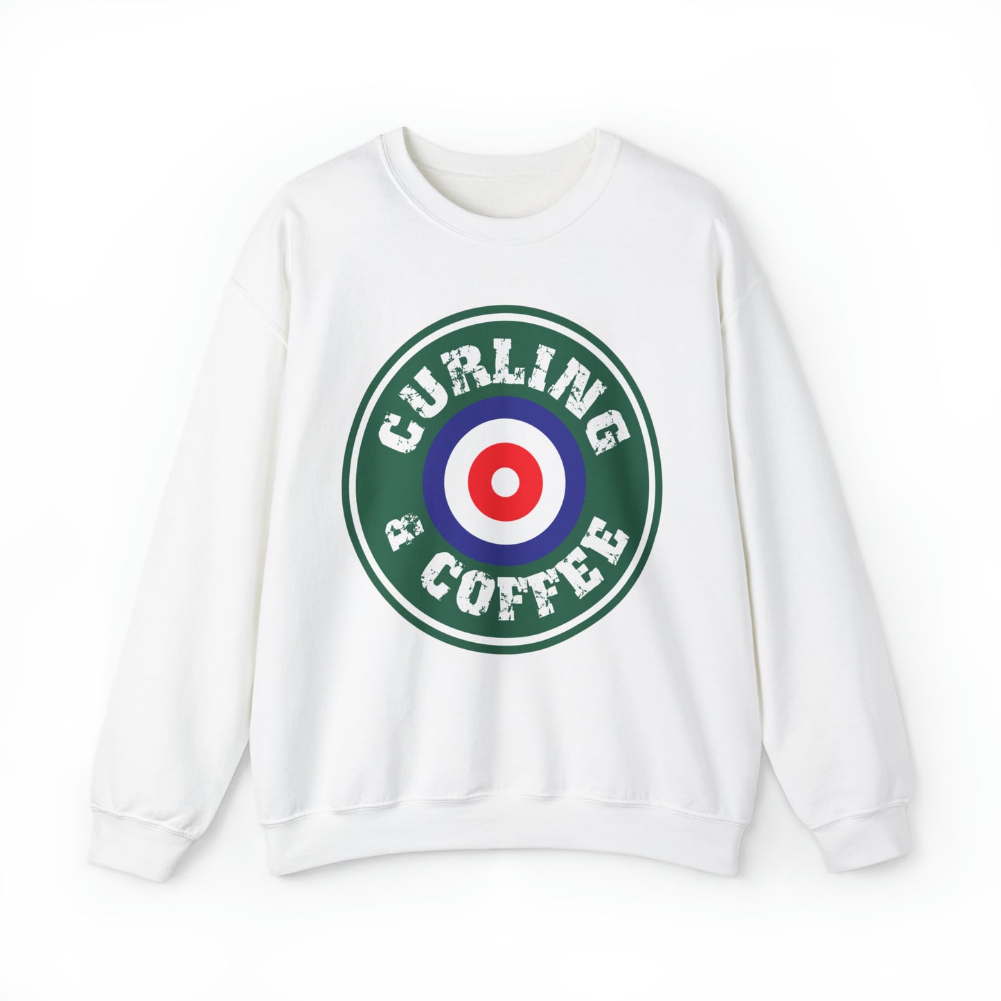 Curling & Coffee Design 1 Curling Club Unisex Heavy Blend™ Crewneck Sweatshirt