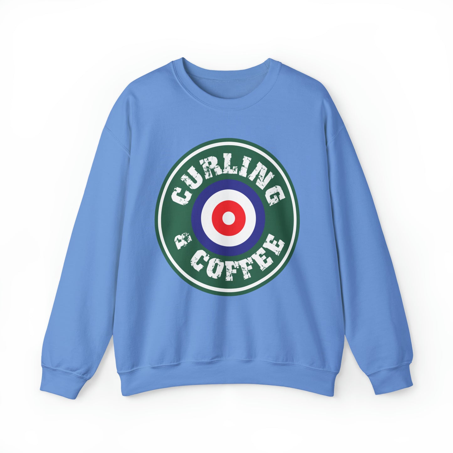 Curling & Coffee Design 1 Curling Club Unisex Heavy Blend™ Crewneck Sweatshirt