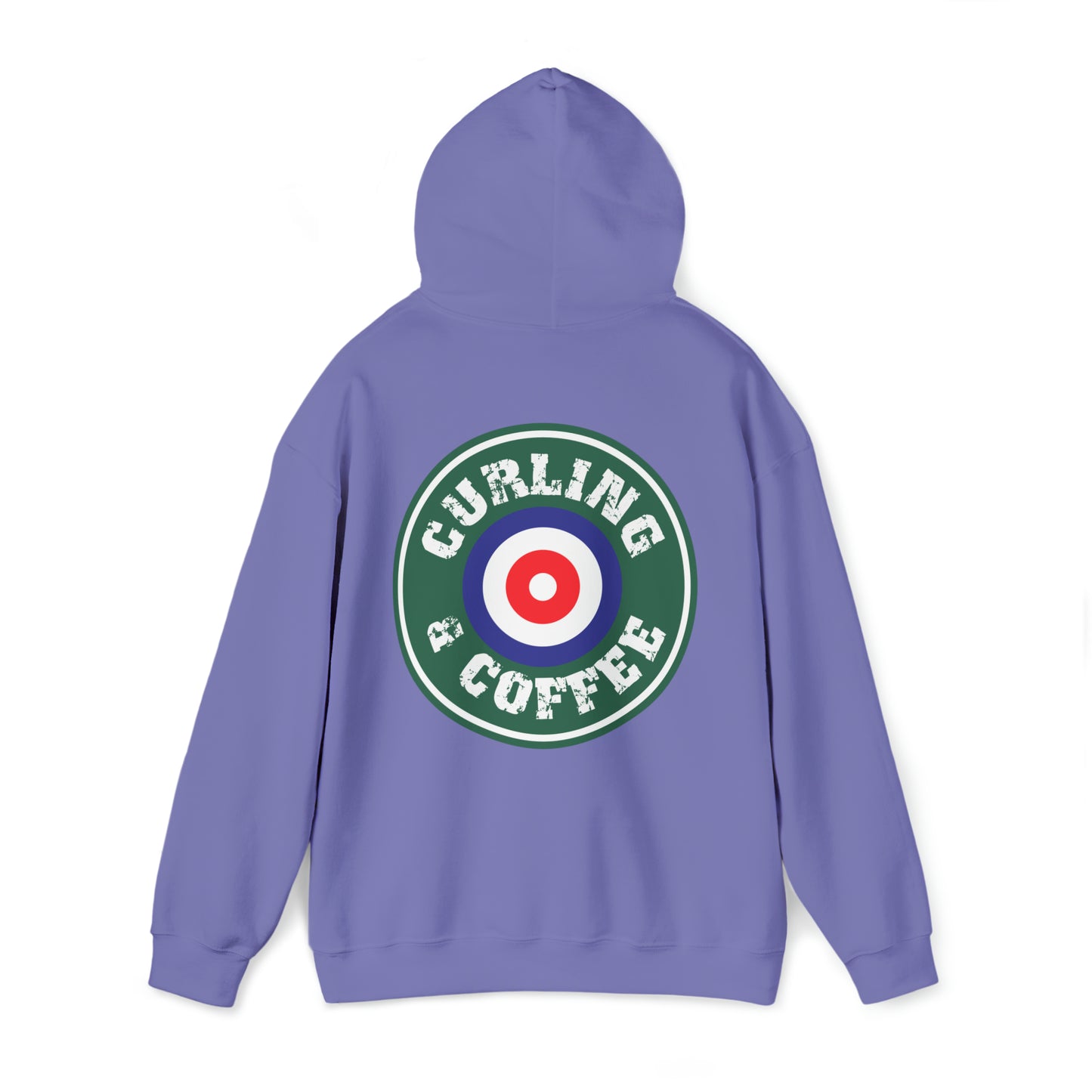 Curling and Coffee Design 1 Hoodie Unisex Heavy Blend™ Hooded Sweatshirt