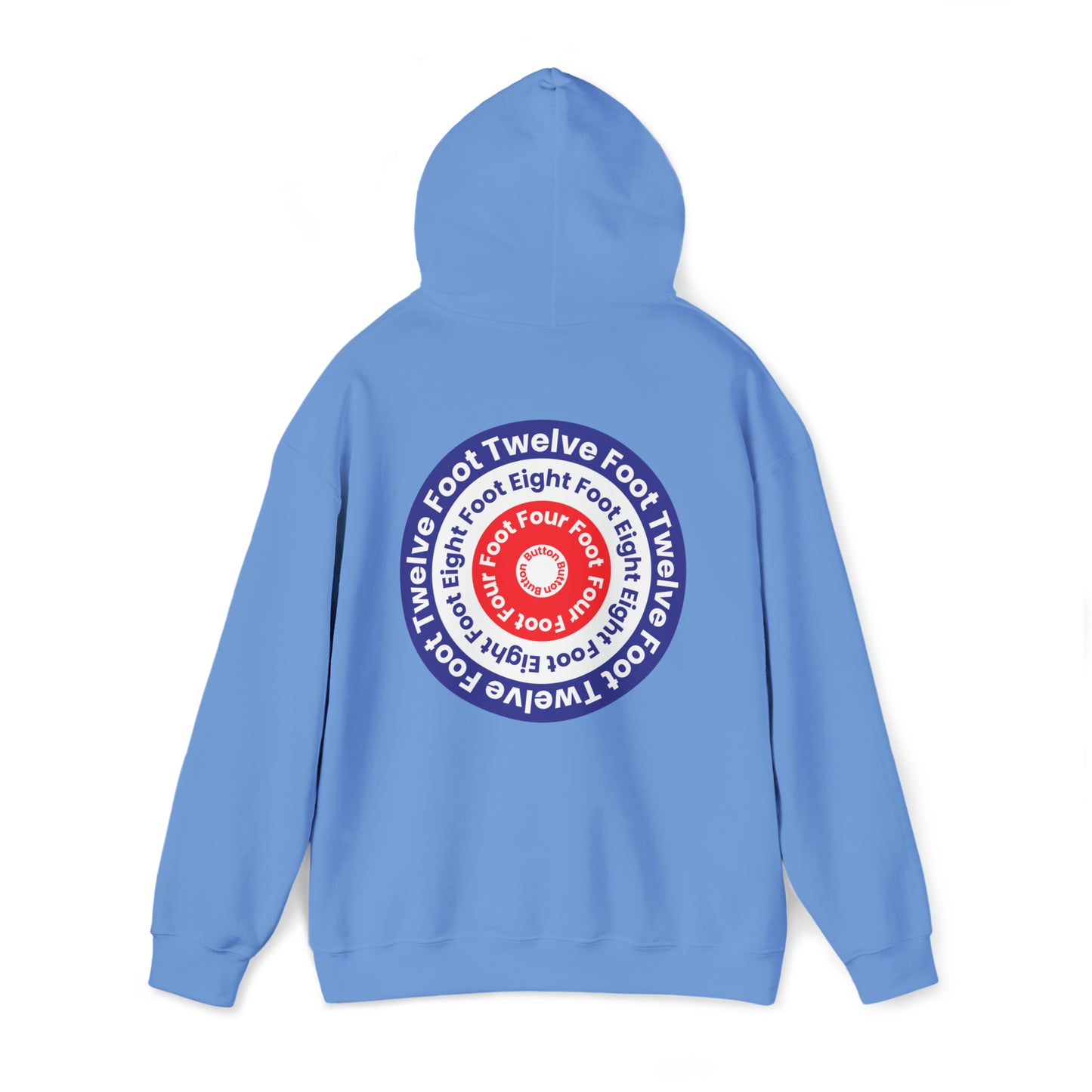 12 8 4 Full House Curling Hoodie Unisex Heavy Blend™ Hooded Sweatshirt