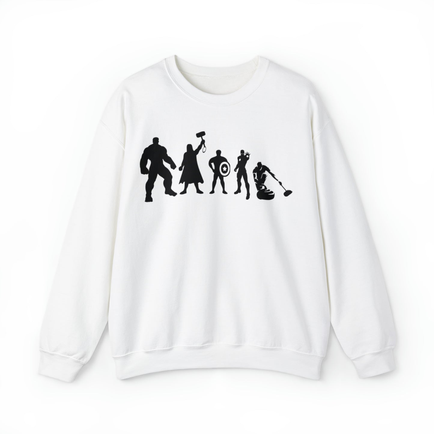 Superhero Curling Club Unisex Heavy Blend™ Crewneck Sweatshirt