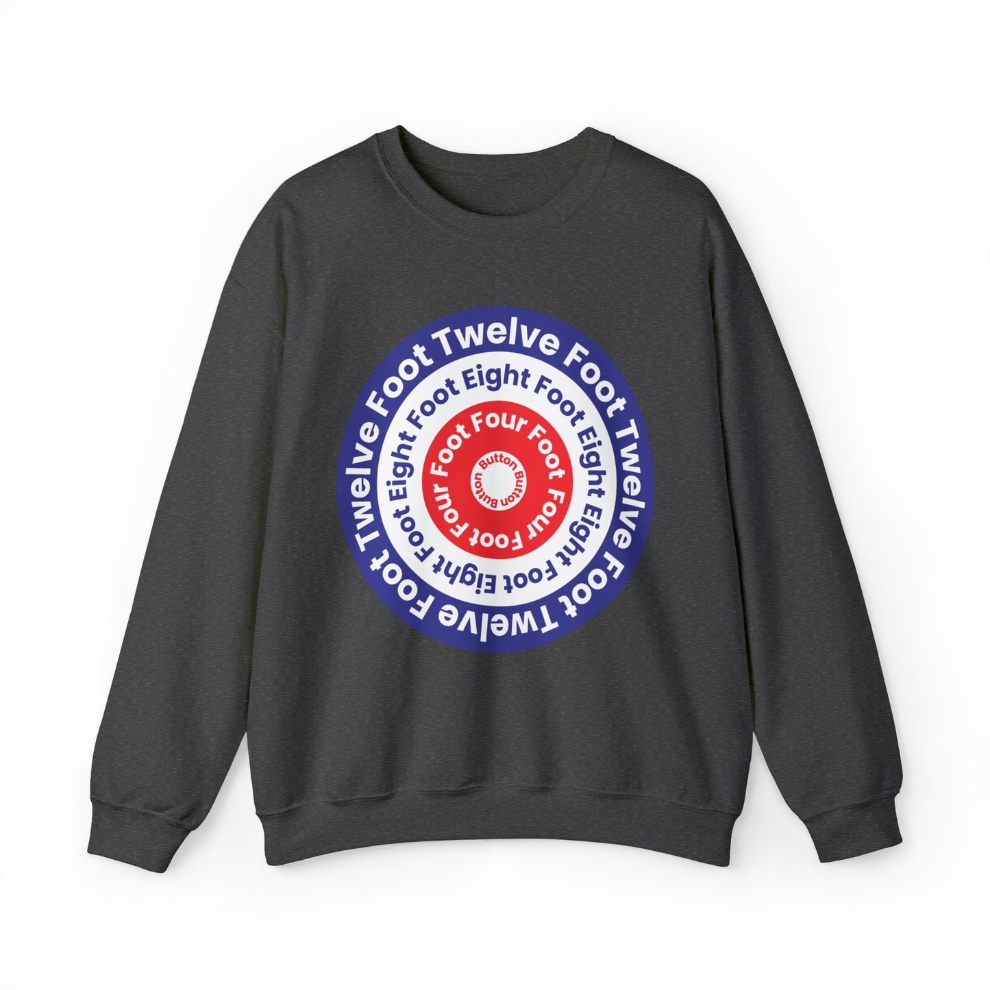 12 8 4 Full House Curling Club Unisex Heavy Blend™ Crewneck Sweatshirt