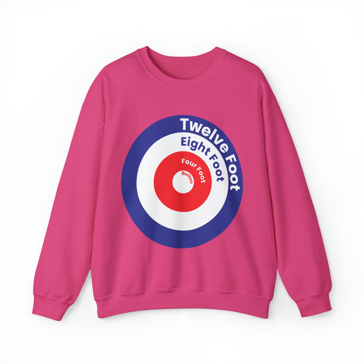 12 8 4 Right Curling Club Unisex Heavy Blend™ Crewneck Sweatshirt