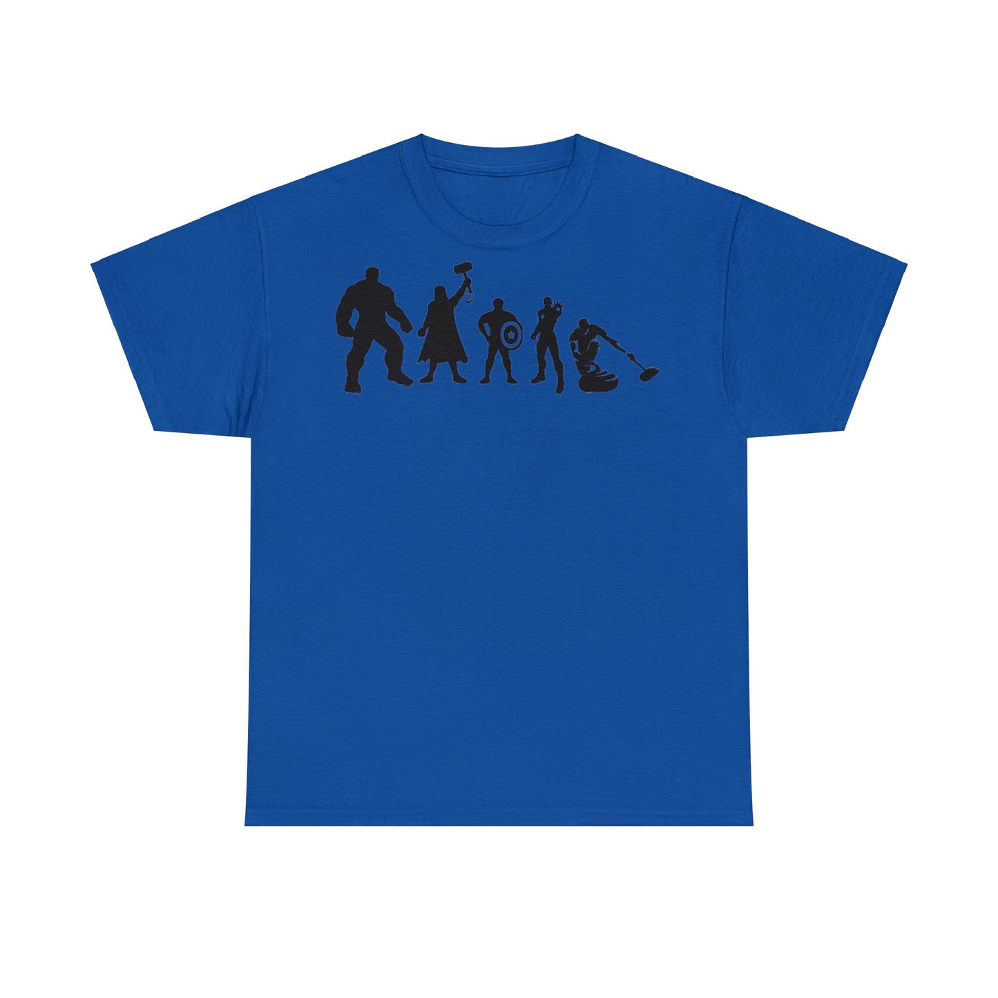 Superhero Curling Unisex Heavy Cotton Tee