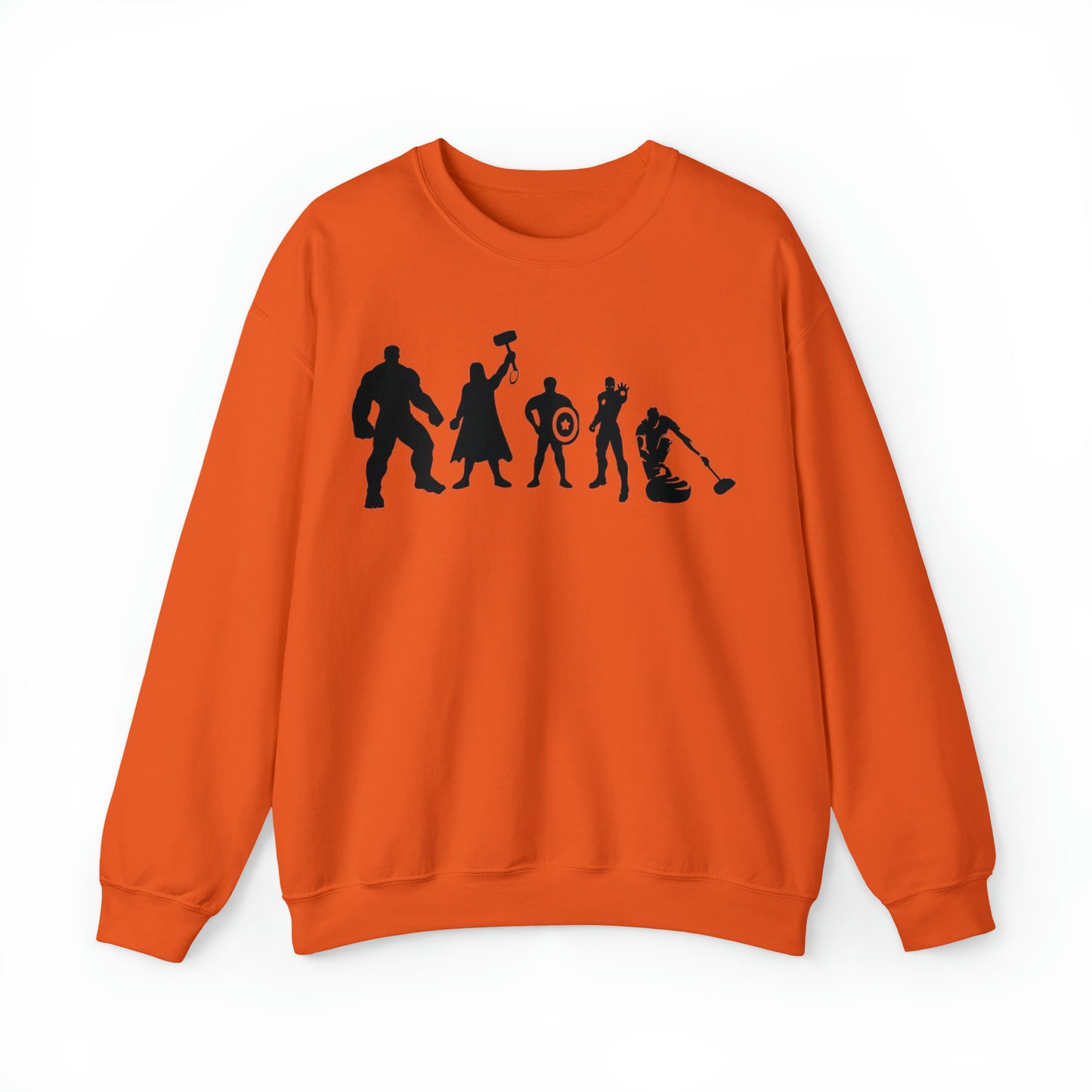 Superhero Curling Club Unisex Heavy Blend™ Crewneck Sweatshirt
