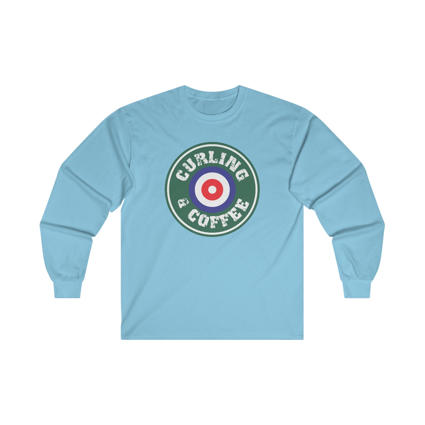 Coffee and Curling Design 1 Ultra Cotton Long Sleeve Tee