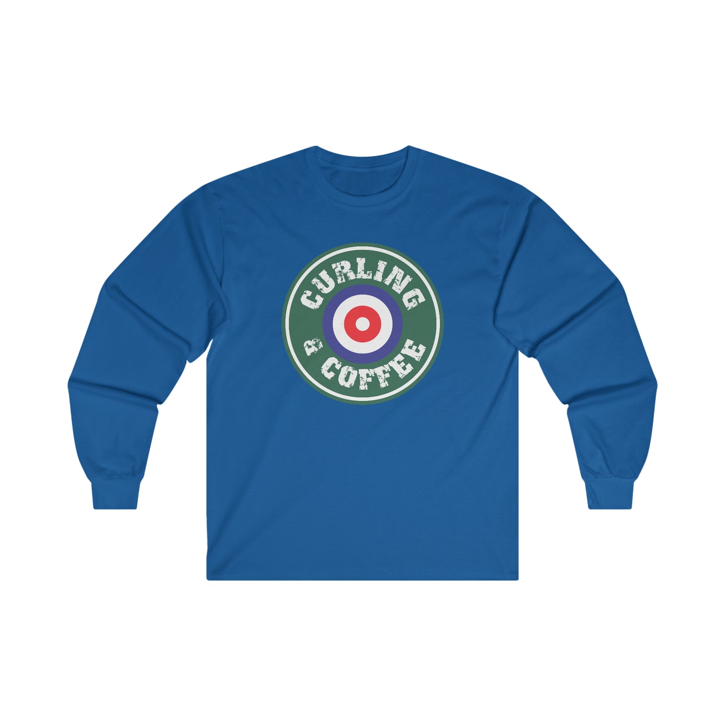 Coffee and Curling Design 1 Ultra Cotton Long Sleeve Tee